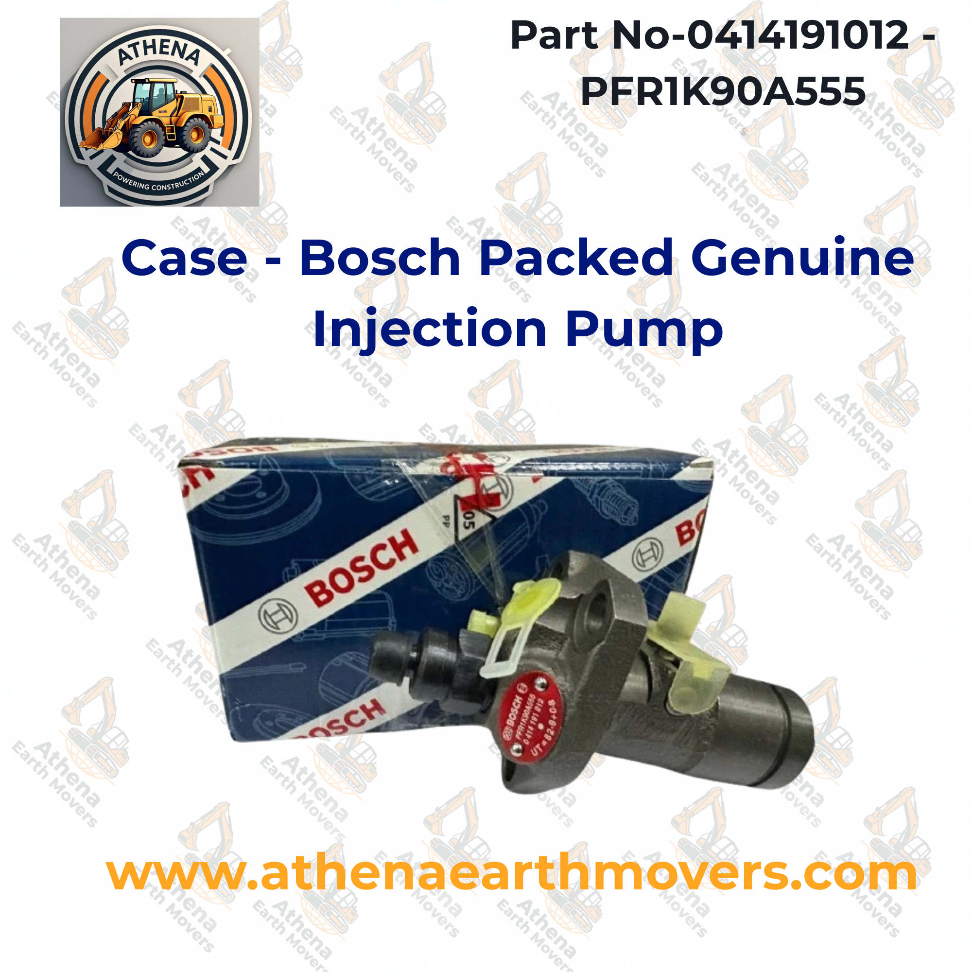 Case - Bosch Packed Genuine Injection Pump 0414191012 - PFR1K90A555