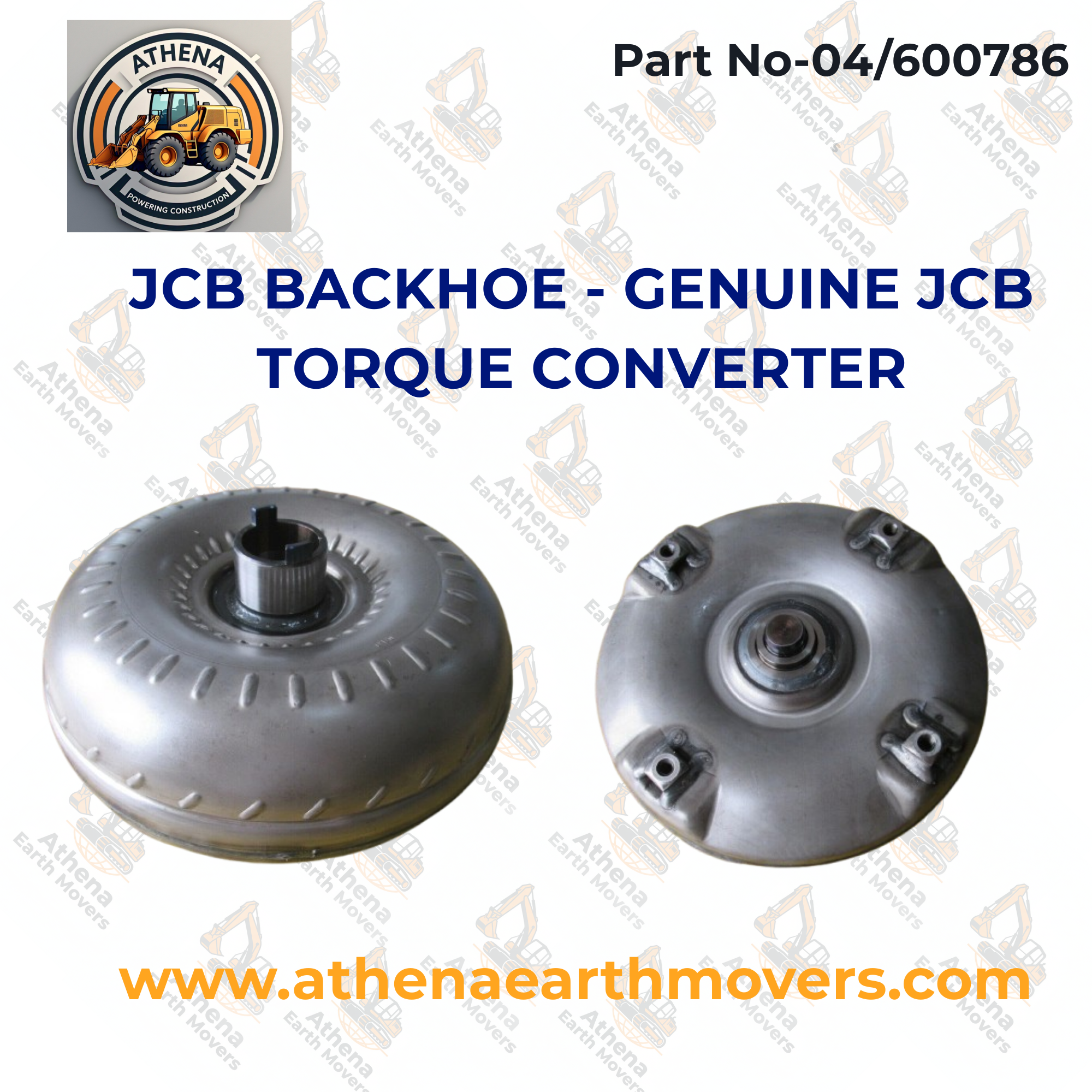 JCB BACKHOE - GENUINE JCB TORQUE CONVERTER (PART NO. 04/600786)