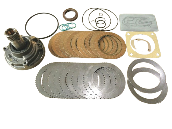 JCB BACKHOE- TRANSMISSION REBUILD KIT WITH PLATES, SEALS & TRANS PUMP (445/03205 & 445/12307, 449/05500, 828/00224, 828/00414, 828/00207, 904/500201, 20/900401, 813/50027, 813/50041, 813/50042, 813/10175, 20/900400) spare part