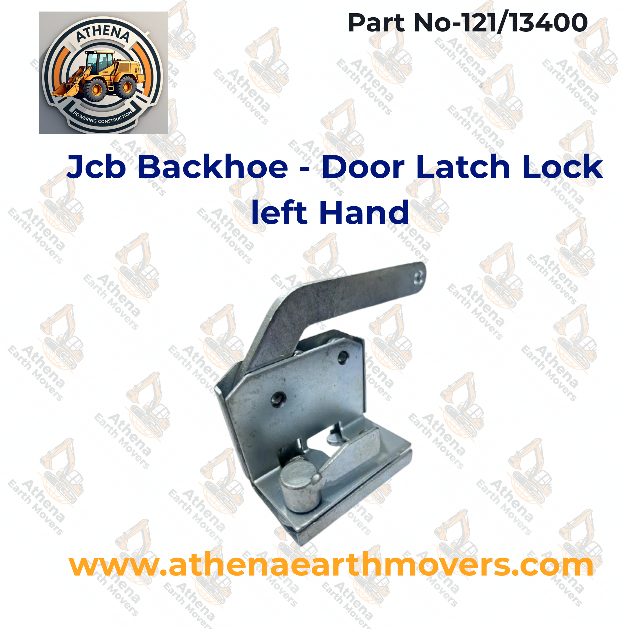 Jcb Backhoe - Door Latch Lock left Hand 121/13400