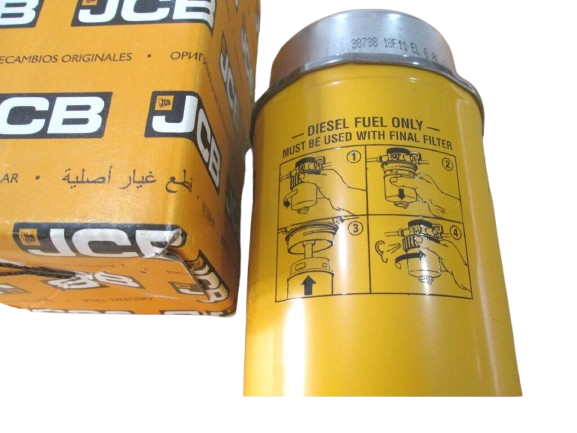 JCB BACKHOE - GENUINE JCB FUEL FILTER ELEMENT 30 MIC (PART NO. 320/A7088)