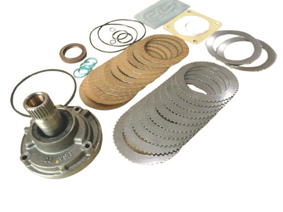 JCB BACKHOE- TRANSMISSION REBUILD KIT WITH PLATES, SEALS & TRANS PUMP (445/03205 & 445/12307, 449/05500, 828/00224, 828/00414, 828/00207, 904/500201, 20/900401, 813/50027, 813/50041, 813/50042, 813/10175, 20/900400)