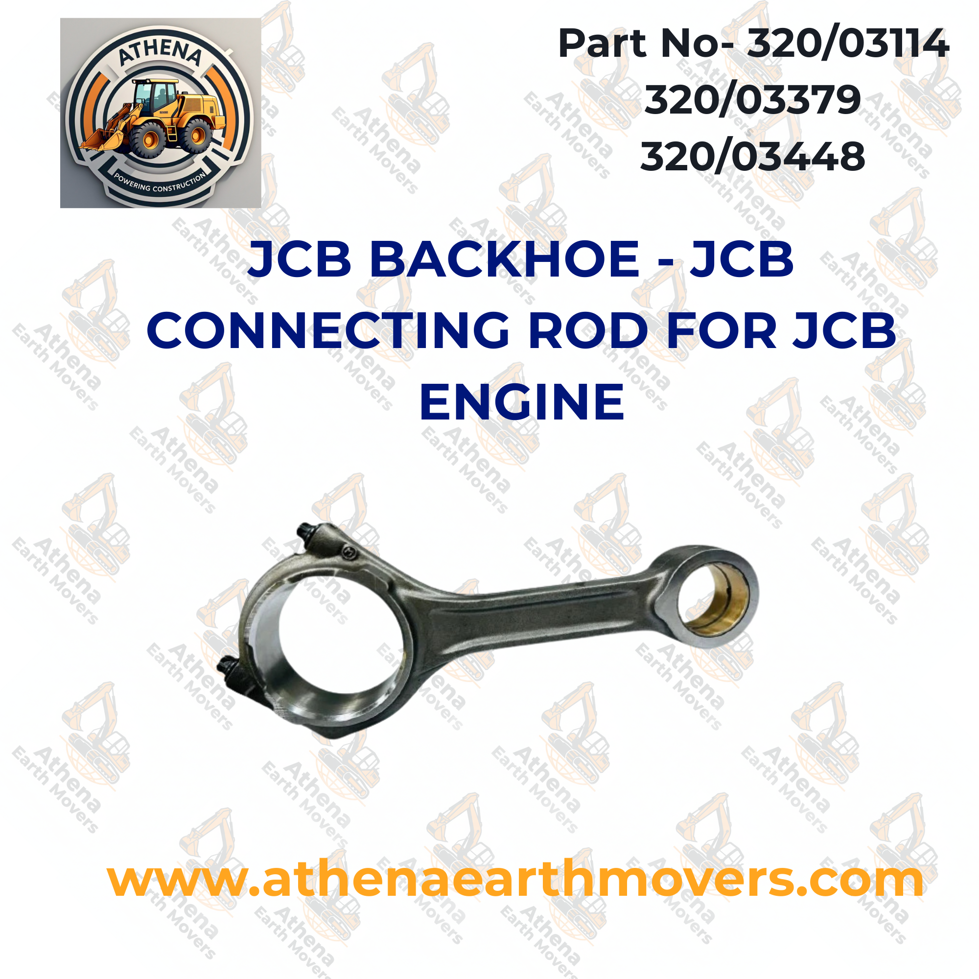 JCB BACKHOE - JCB CONNECTING ROD FOR JCB ENGINE (320/03114 320/03379 320/03448)