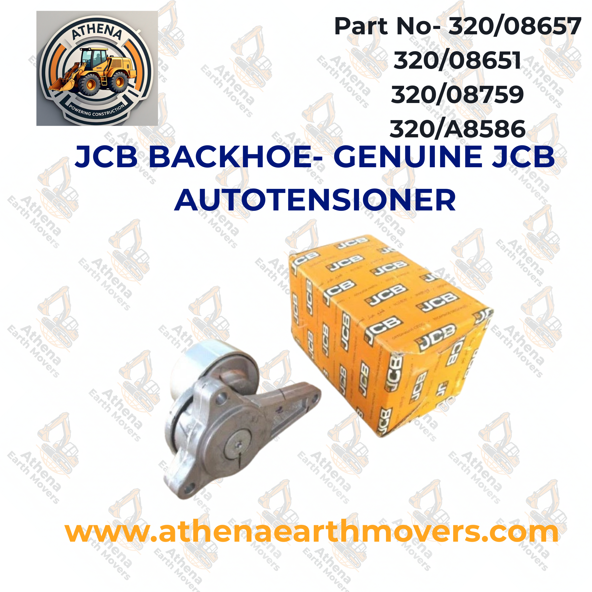 JCB BACKHOE- GENUINE JCB AUTOTENSIONER (320/08657 320/08651 320/08759 320/A8586)