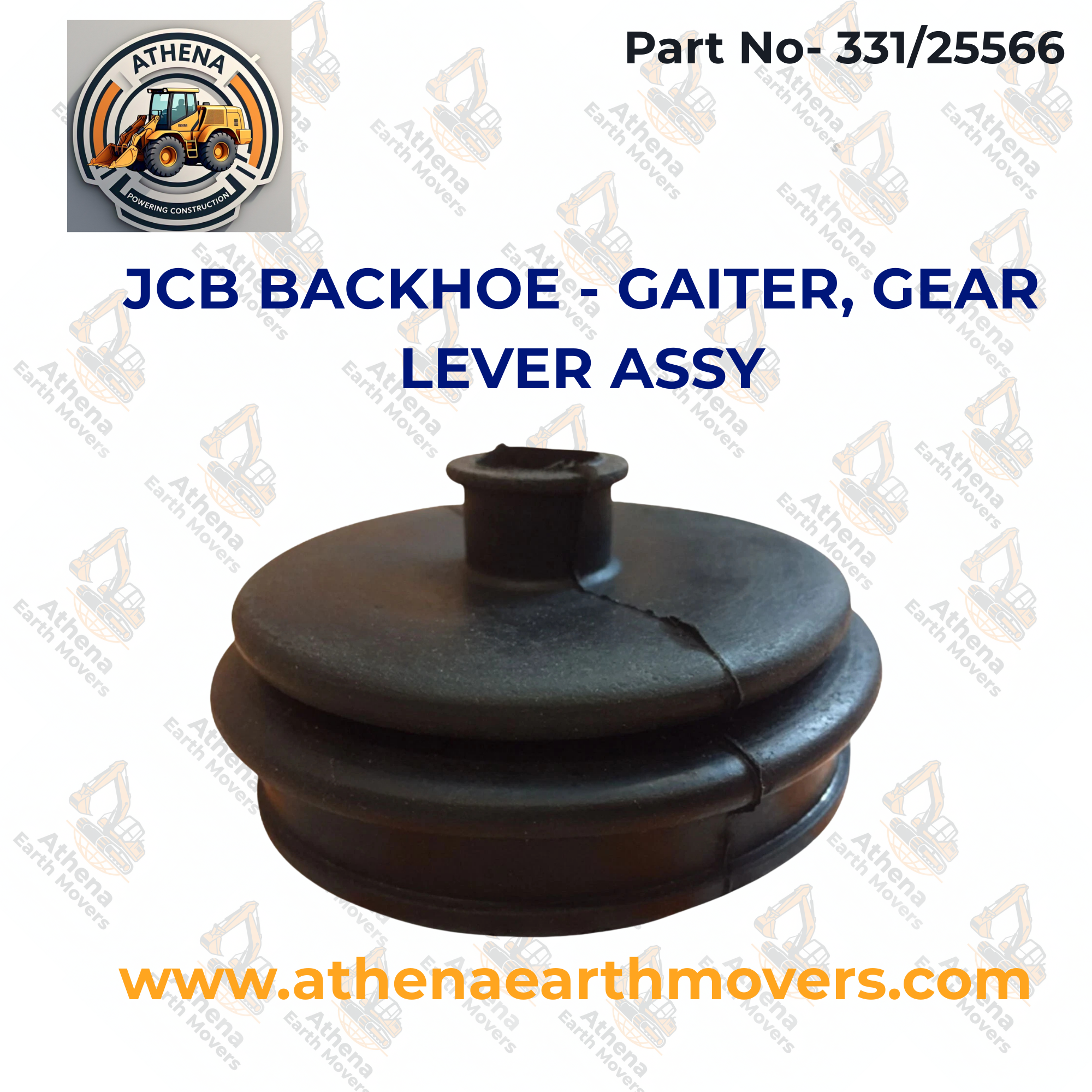 JCB BACKHOE - GAITER, GEAR LEVER ASSY. (PART NO. 331/25566)