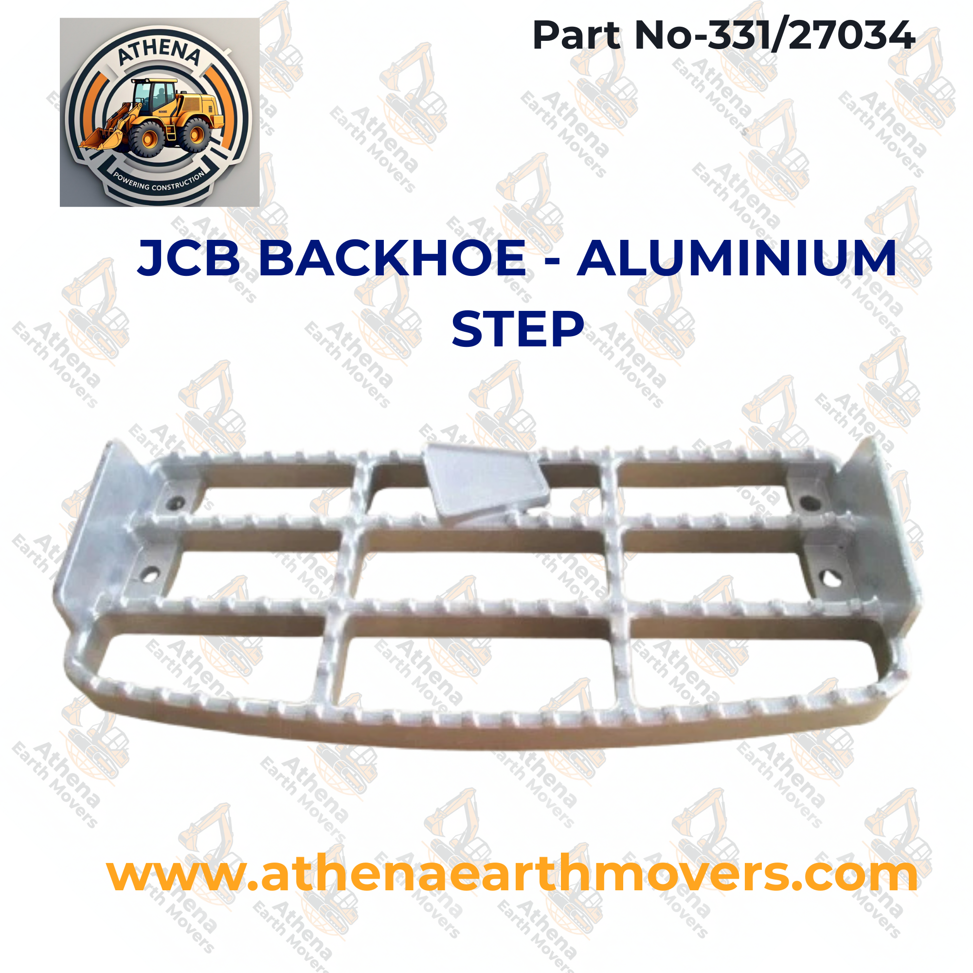 JCB BACKHOE - ALUMINIUM STEP (PART NO. 331/27034)