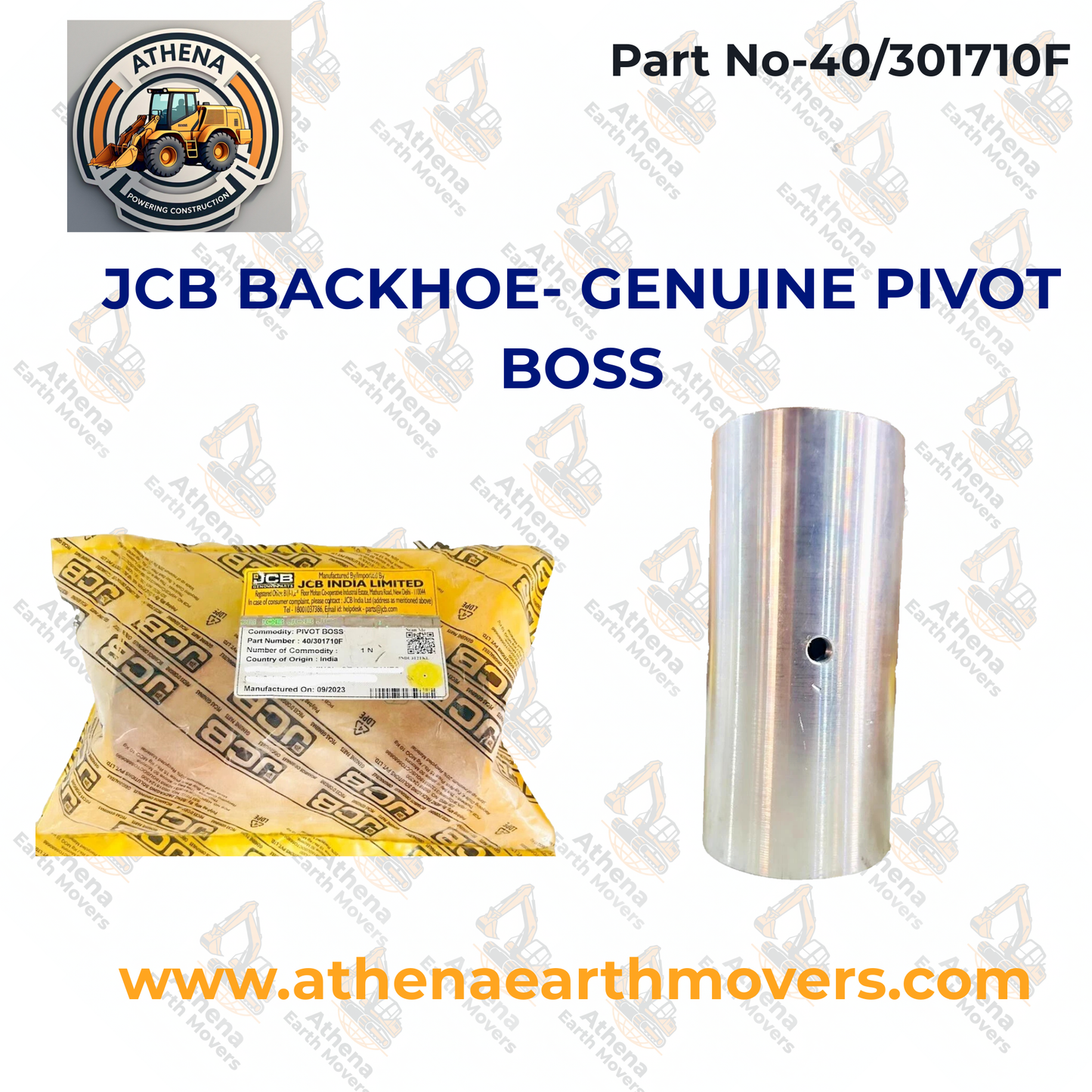 JCB BACKHOE- GENUINE PIVOT BOSS (PART NUMBER: 40/301710F)