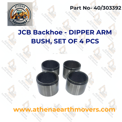 JCB Backhoe part DIPPER ARM BUSH, SET OF 4 PCS. (PART NO. 40/303392)