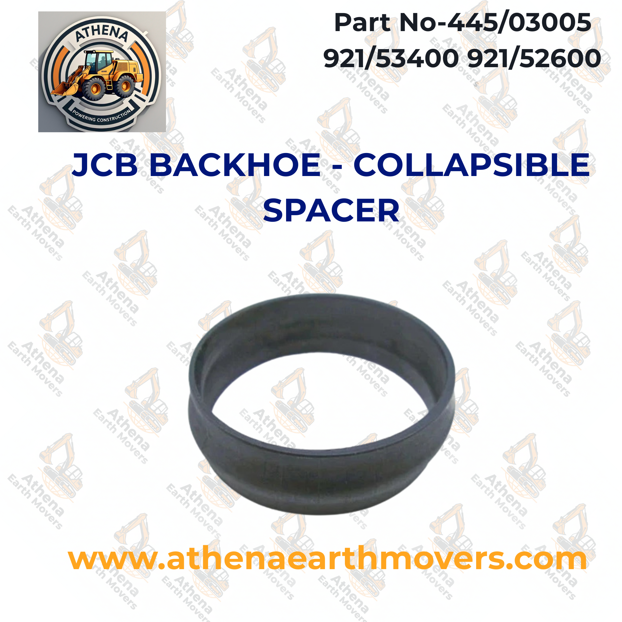 JCB BACKHOE - COLLAPSIBLE SPACER (PART NO. 445/03005 921/53400 921/52600)