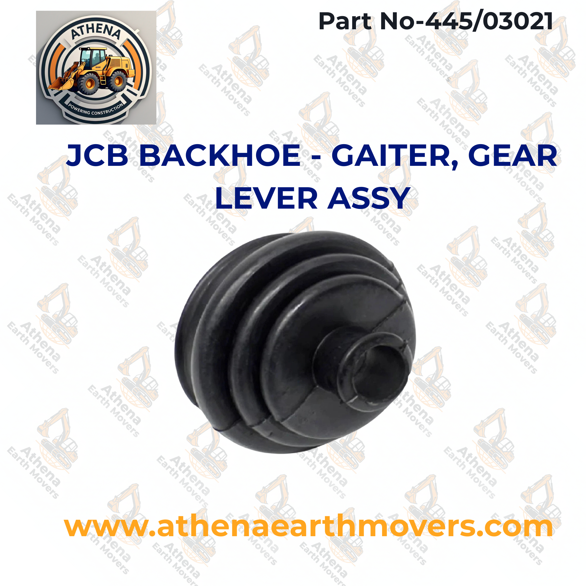 JCB BACKHOE - GAITER, GEAR LEVER ASSY. (PART NO. 445/03021)