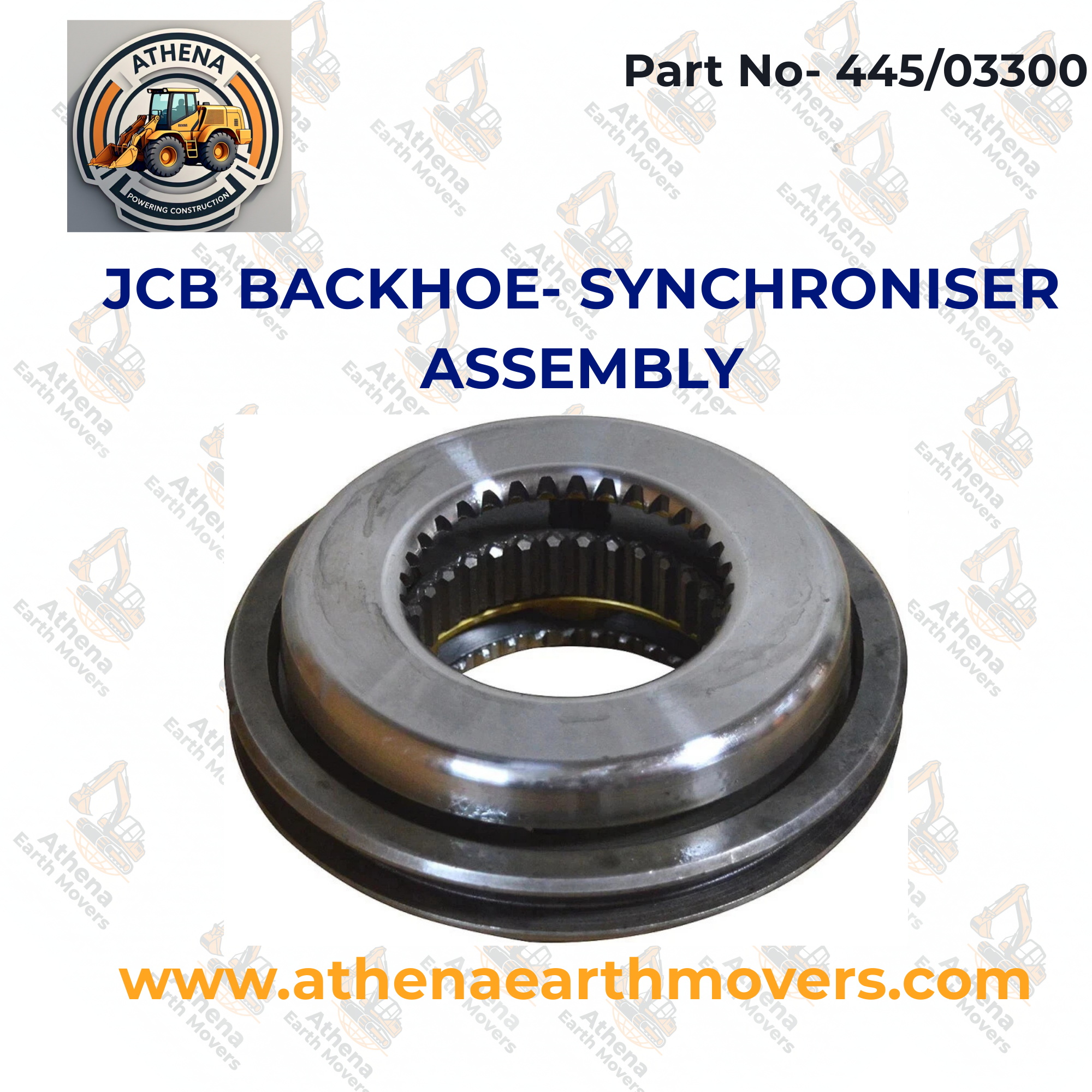 JCB BACKHOE- SYNCHRONISER ASSEMBLY (PART NO. 445/03300)