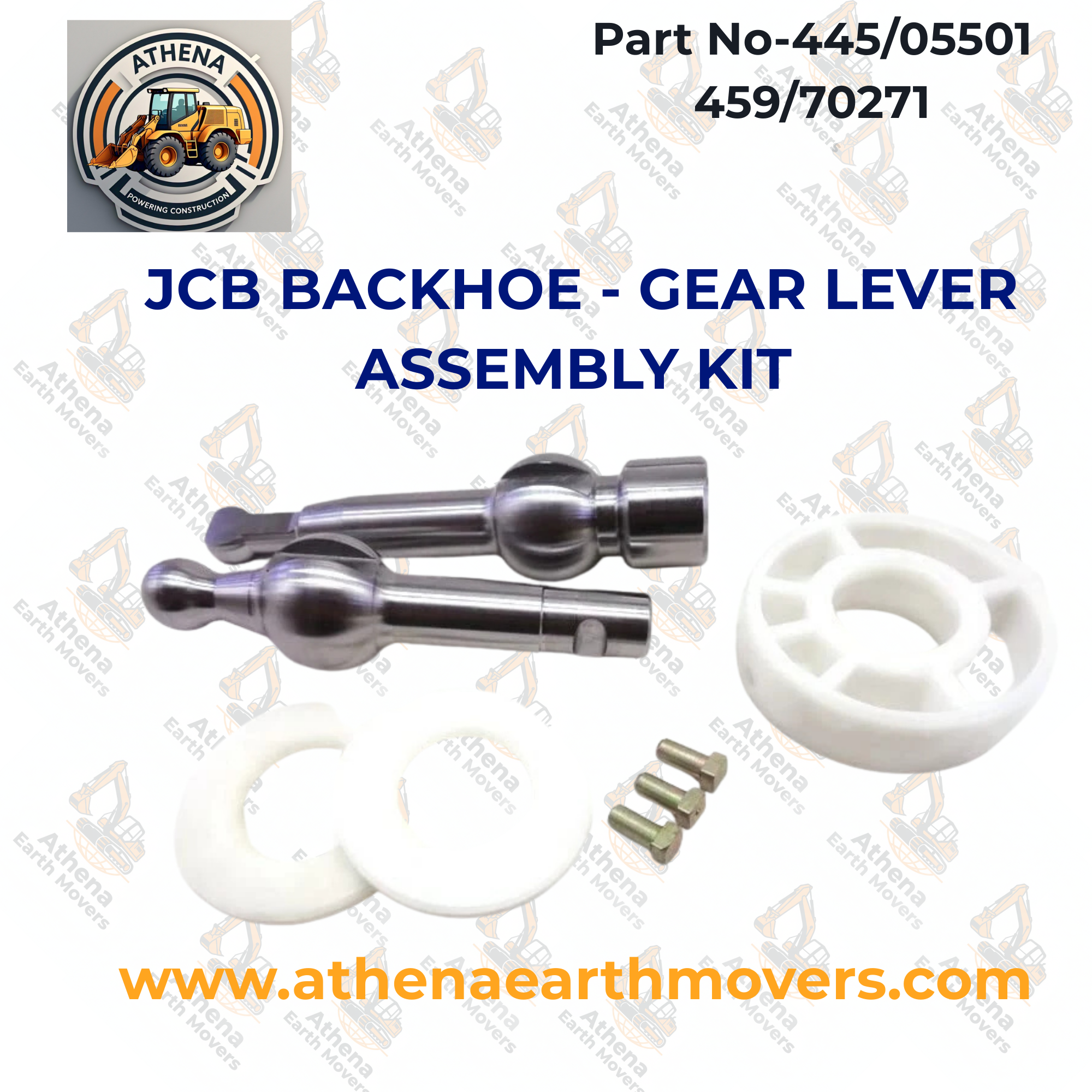 JCB BACKHOE - GEAR LEVER ASSEMBLY KIT (ASSORTED PART NO.S - 445/05501 459/70271)