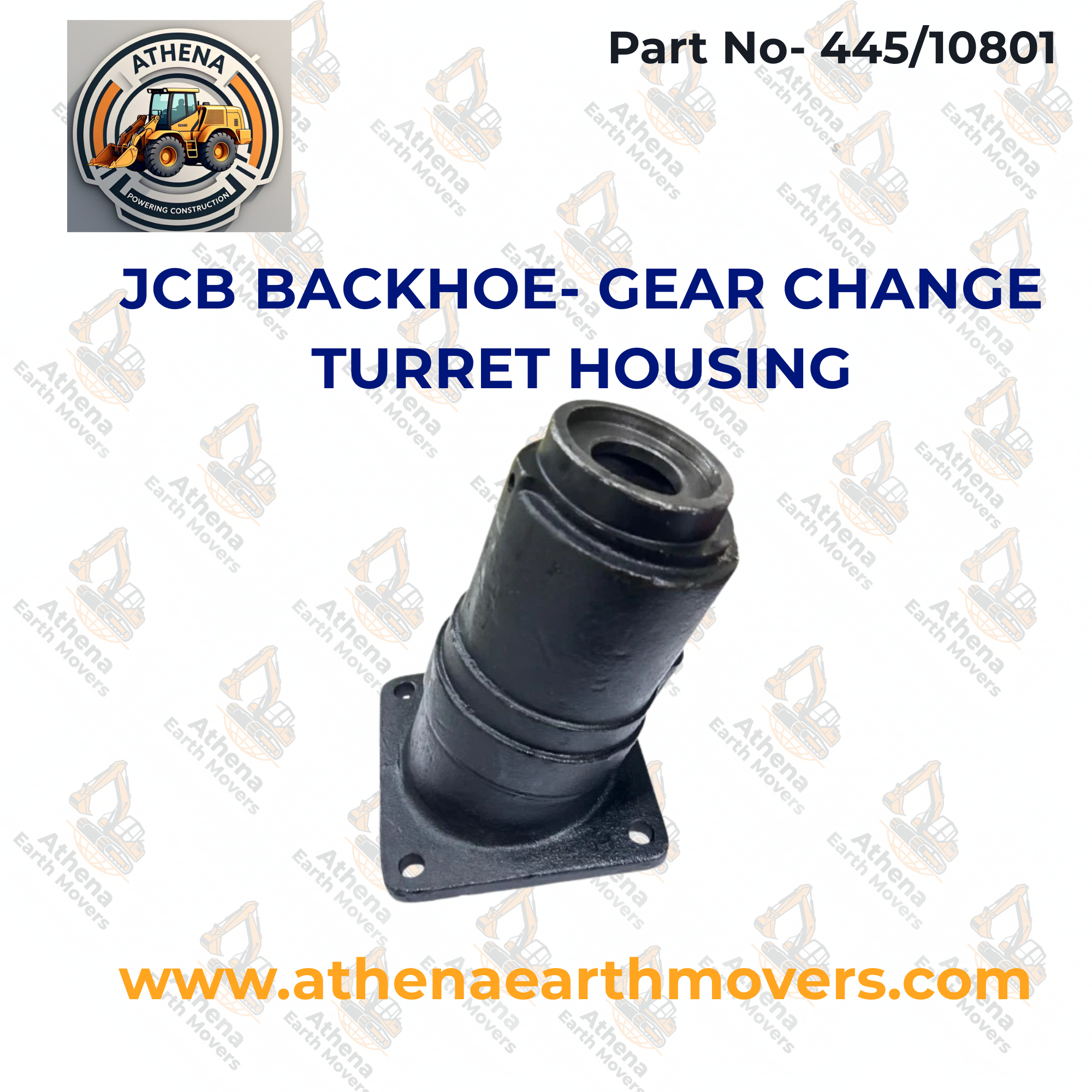 JCB BACKHOE- GEAR CHANGE TURRET HOUSING (PART NO. 445/10801)
