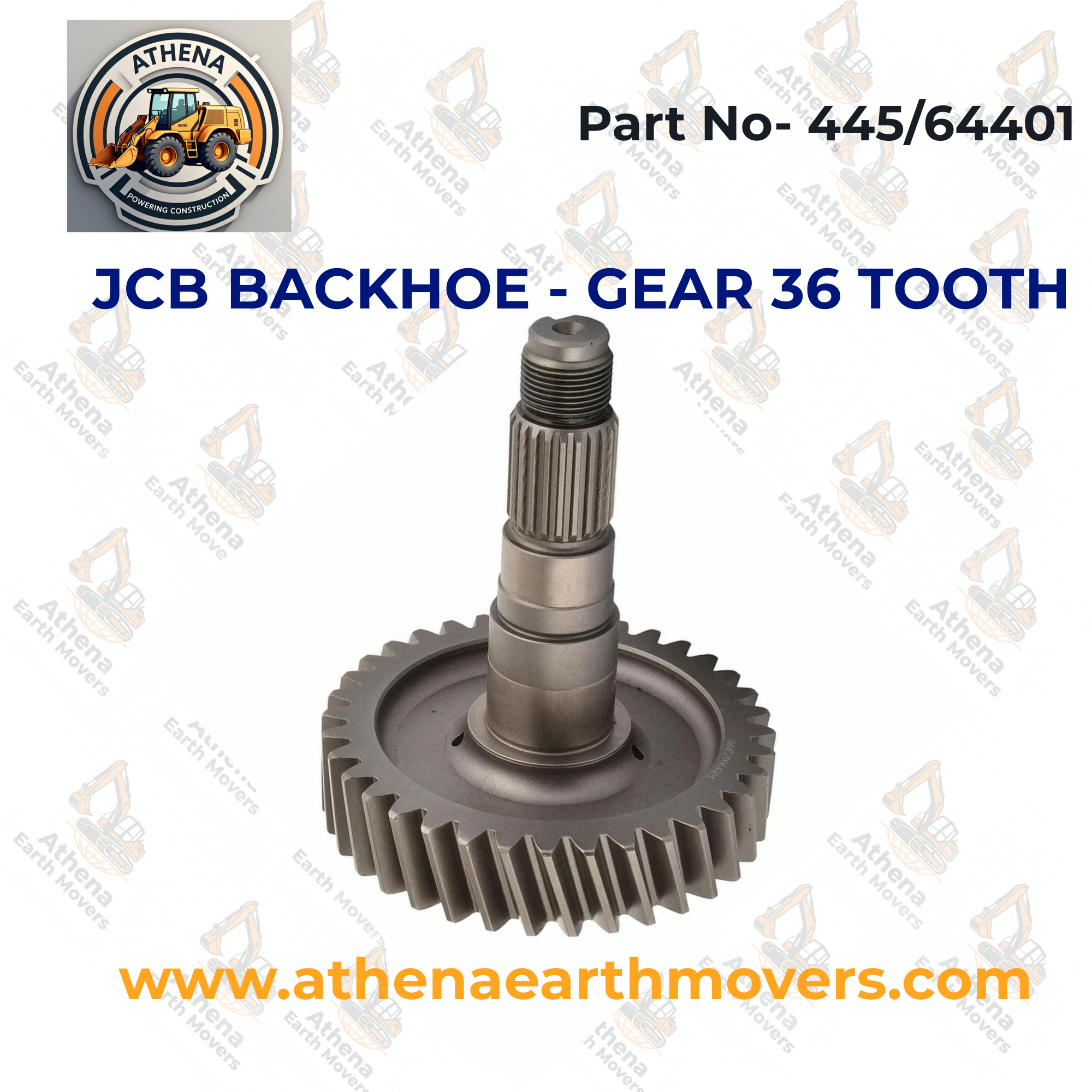 JCB BACKHOE - GEAR 36 TOOTH (PART NO. 445/64401)