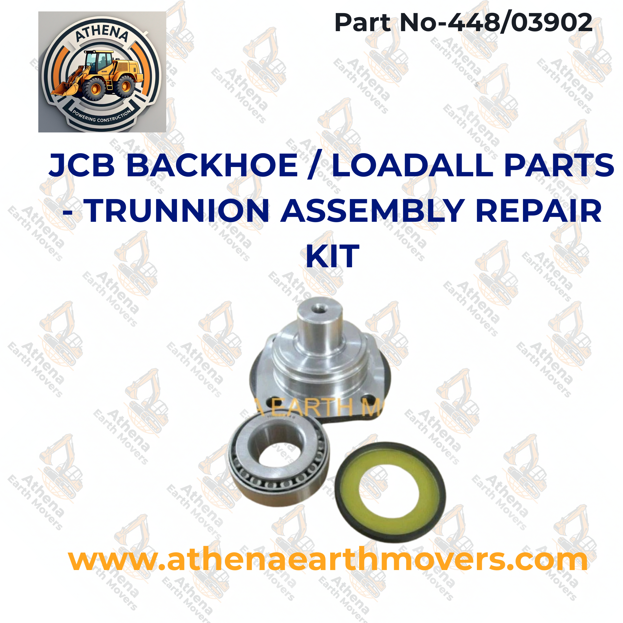 JCB BACKHOE / LOADALL PARTS - TRUNNION ASSEMBLY REPAIR KIT (INC. 448/03902)