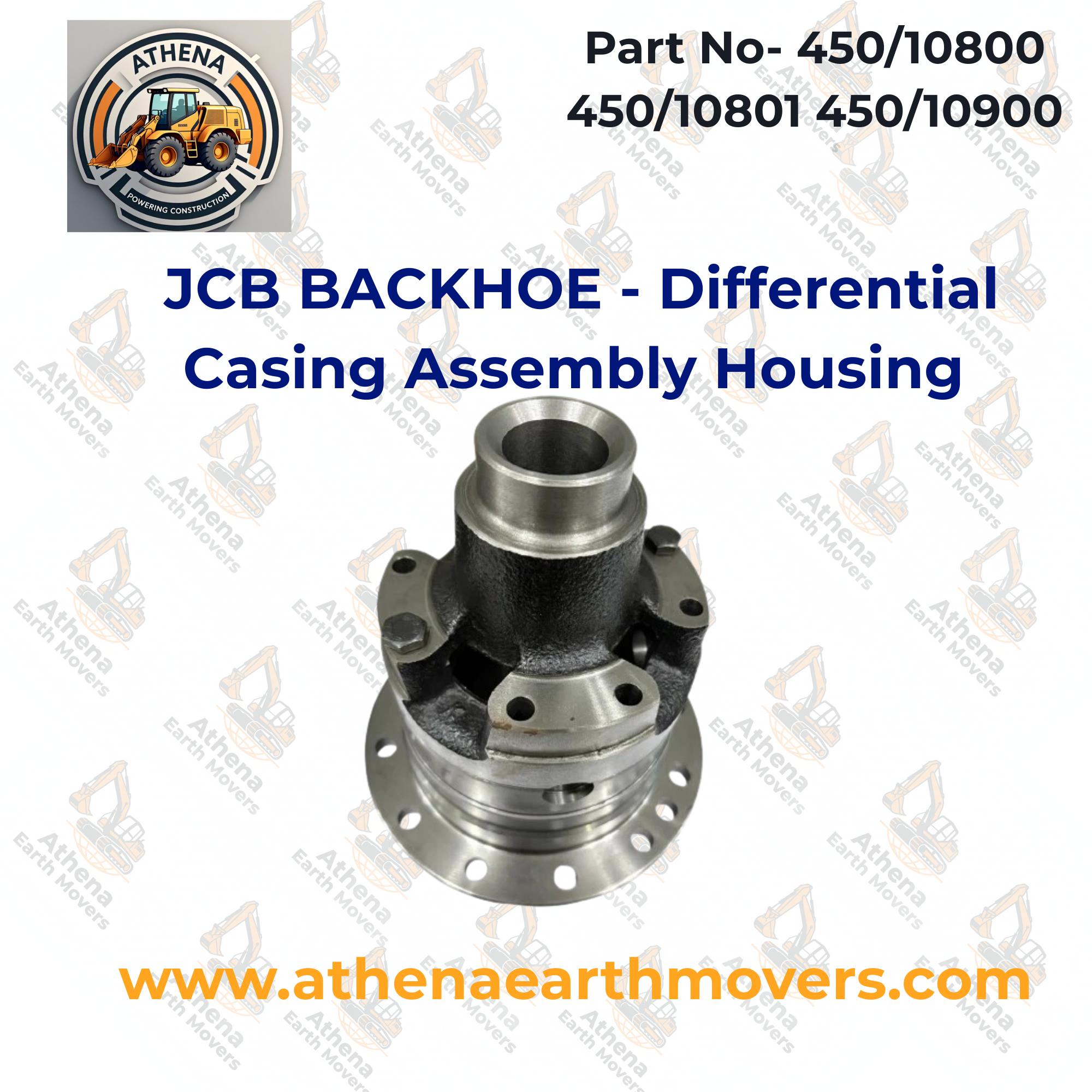 JCB BACKHOE - Differential Casing Assembly Housing only (450/10800 450/10801 450/10900)