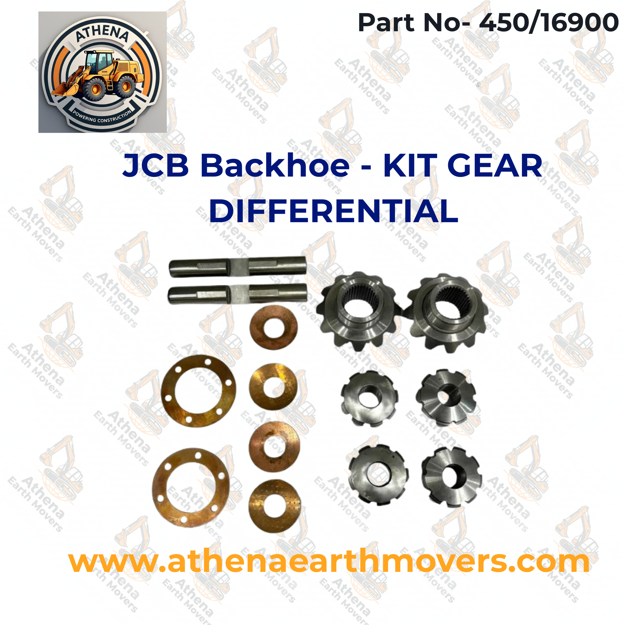 JCB Backhoe - KIT GEAR DIFFERENTIAL (PART NO. 450/16900)