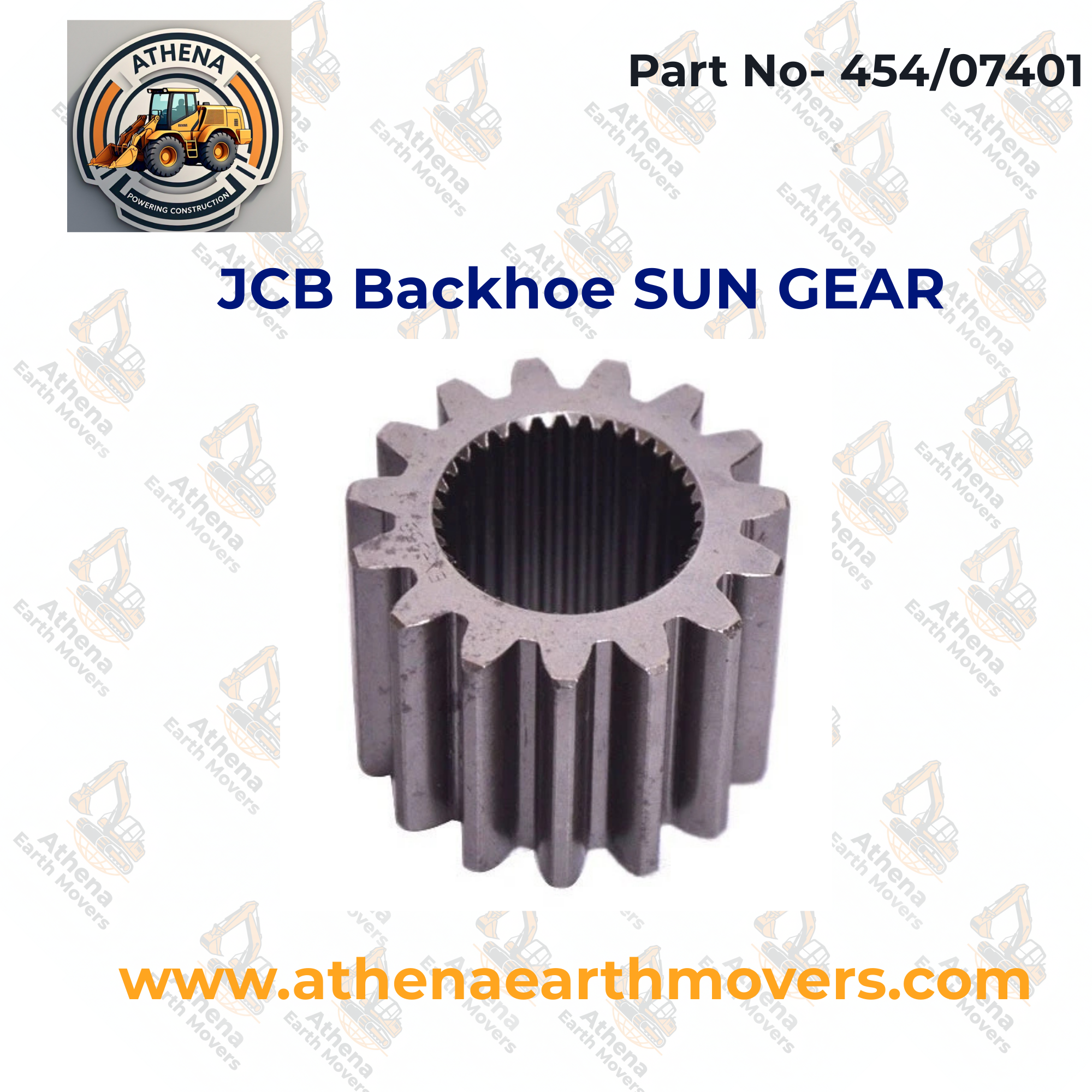 JCB Backhoe SUN GEAR (PART NO. 454/07401)