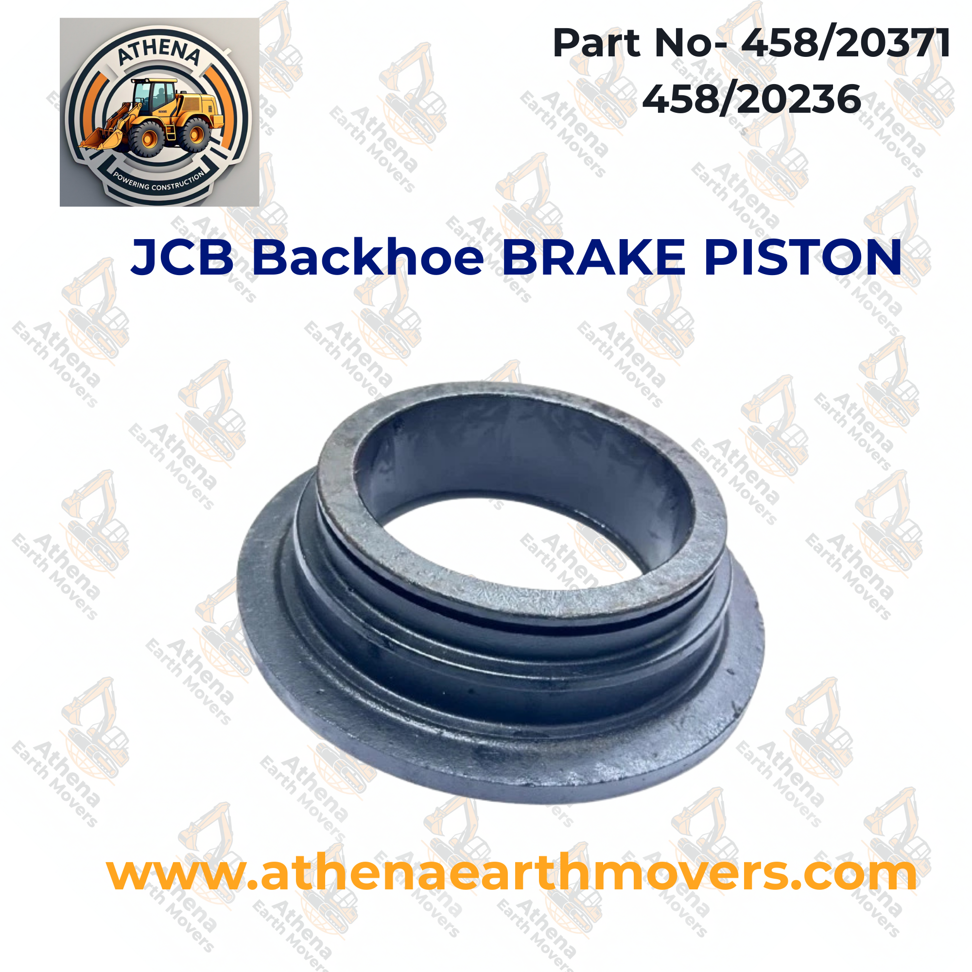JCB Backhoe BRAKE PISTON (PART NO. 458/20371 458/20236)