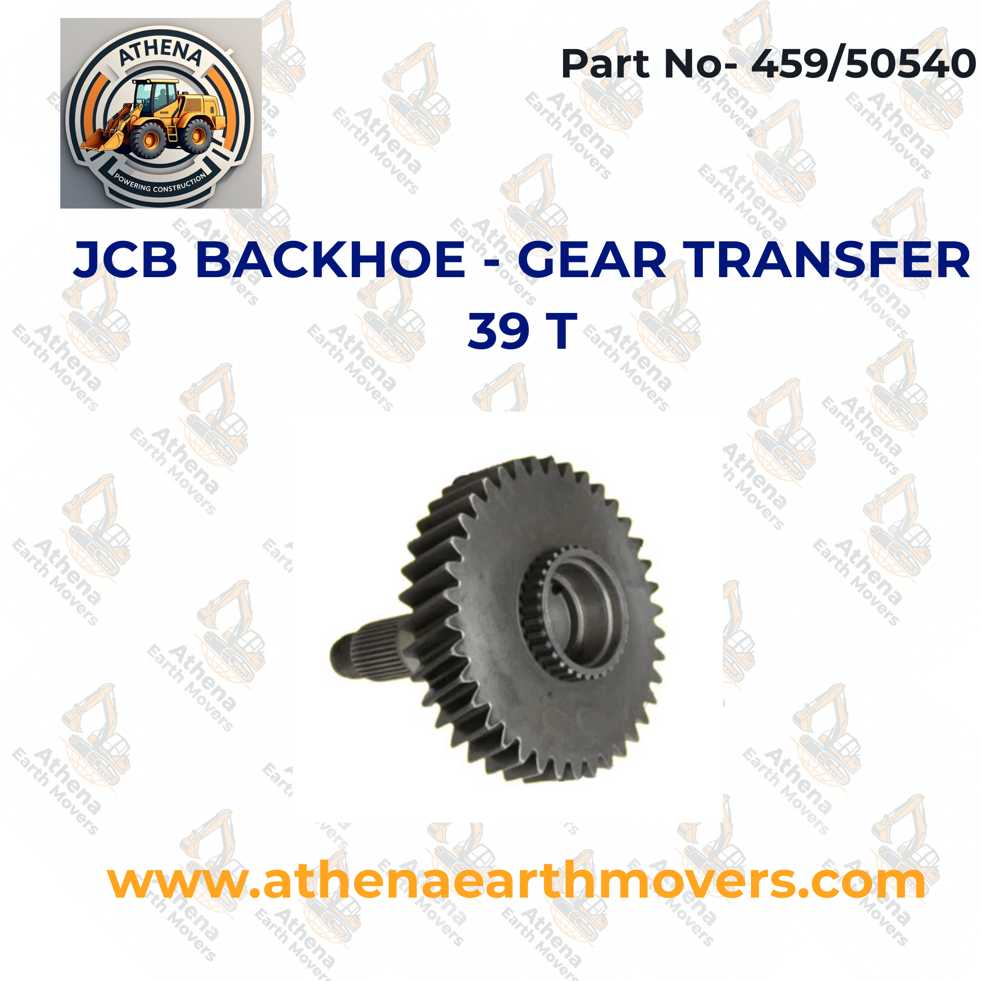 JCB BACKHOE - GEAR TRANSFER 39 T (PART NO. 459/50540)