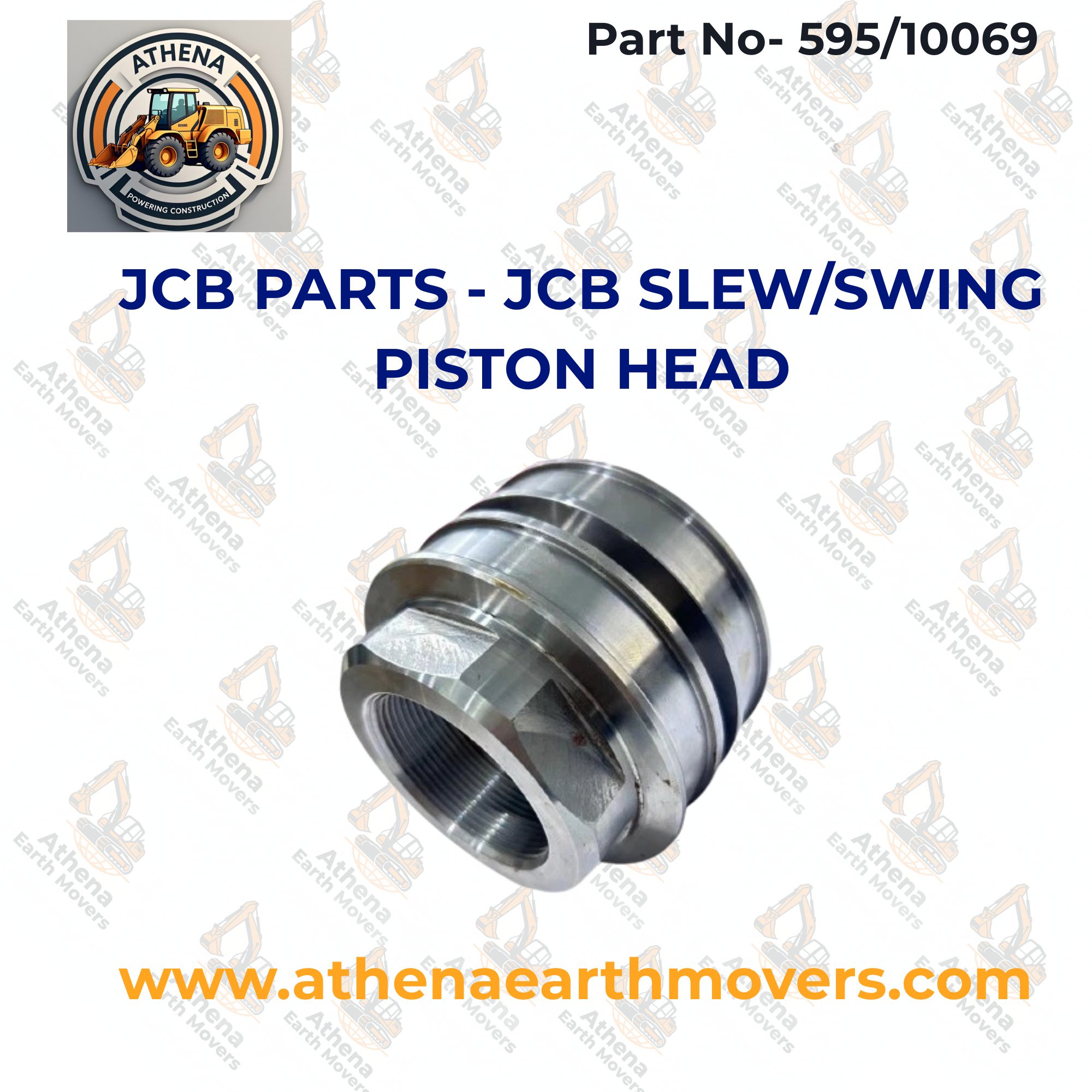 JCB PARTS - JCB SLEW/SWING PISTON HEAD (PART NUMBER: 595/10069)