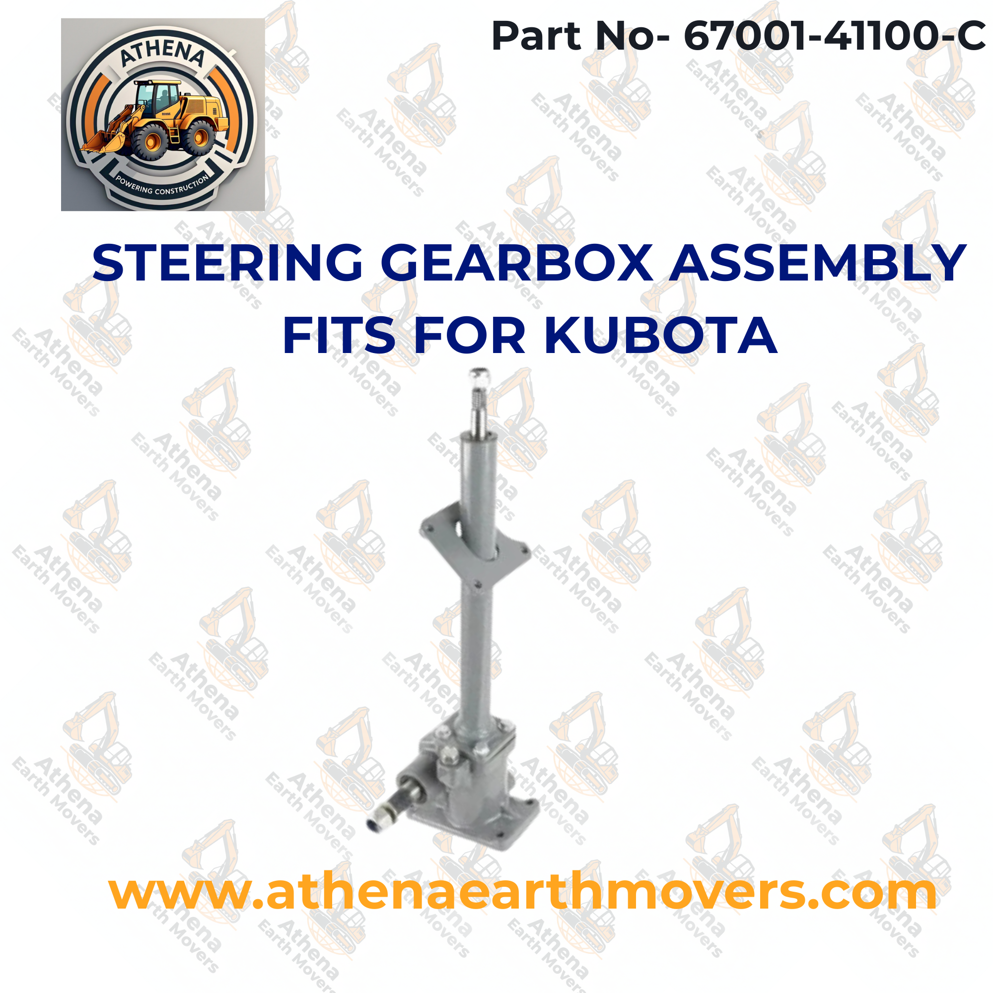 STEERING GEARBOX ASSEMBLY FITS FOR KUBOTA OEM NO. 67001-41100-C-