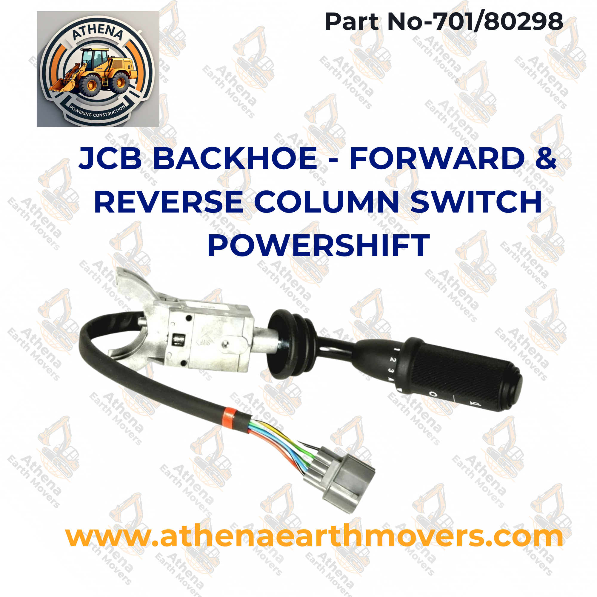 JCB BACKHOE - FORWARD & REVERSE COLUMN SWITCH POWERSHIFT (PART NO. 701/80298)