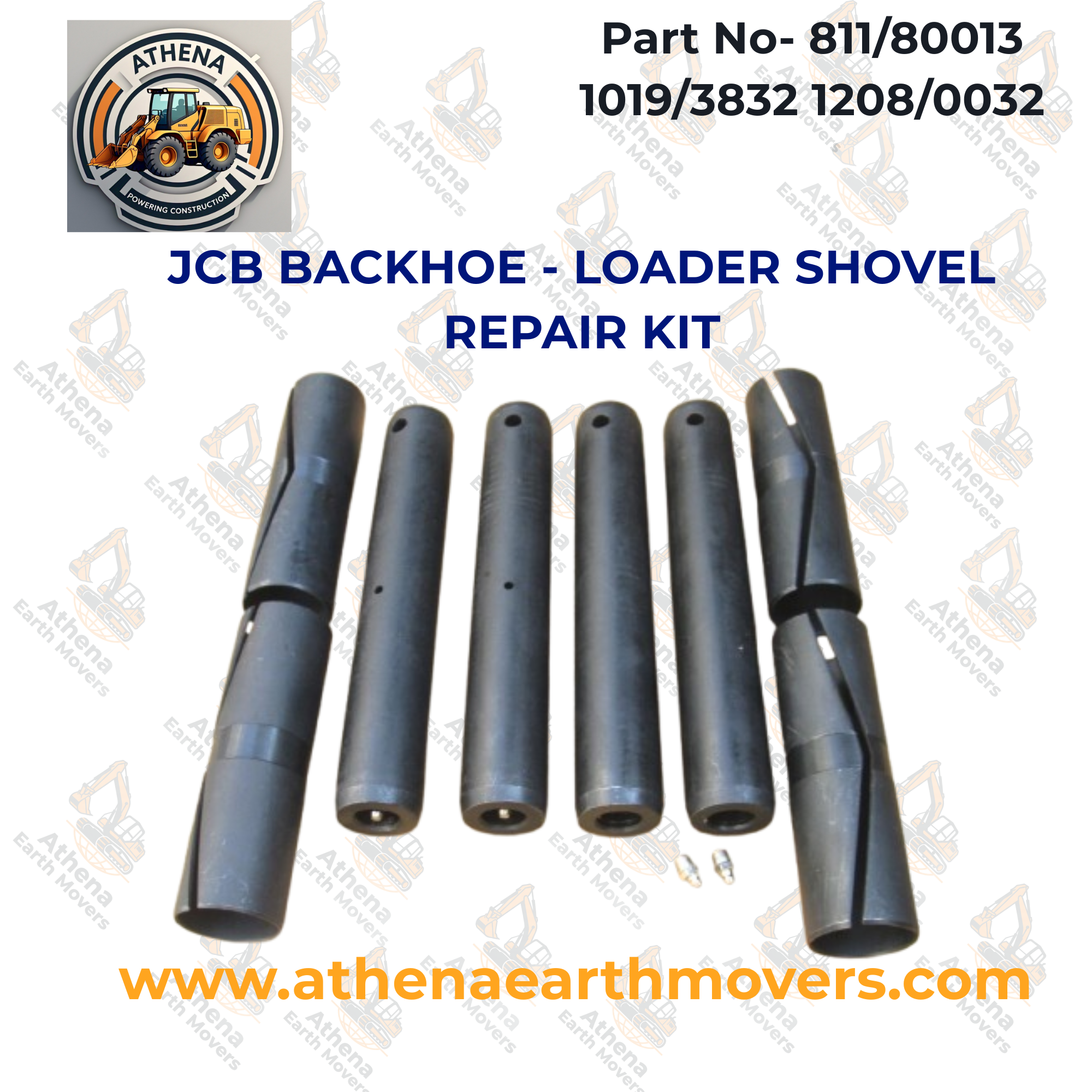 JCB BACKHOE - LOADER SHOVEL REPAIR KIT (PART NO. 811/80013 1019/3832 1208/0032)