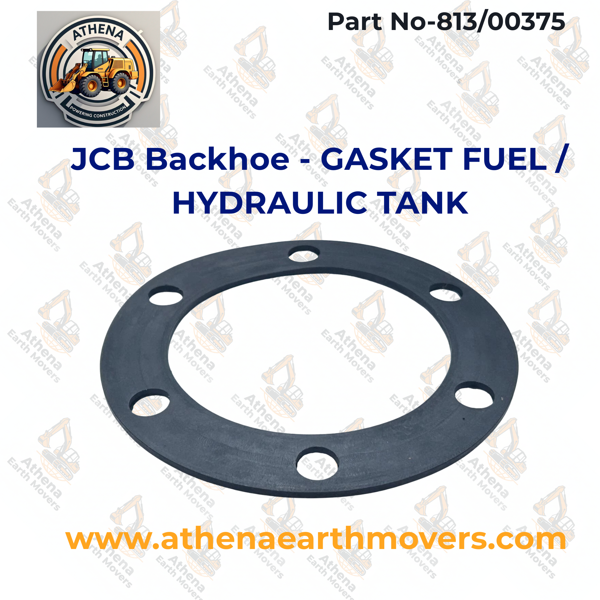JCB Backhoe - GASKET FUEL / HYDRAULIC TANK (PART NO. 813/00375)
