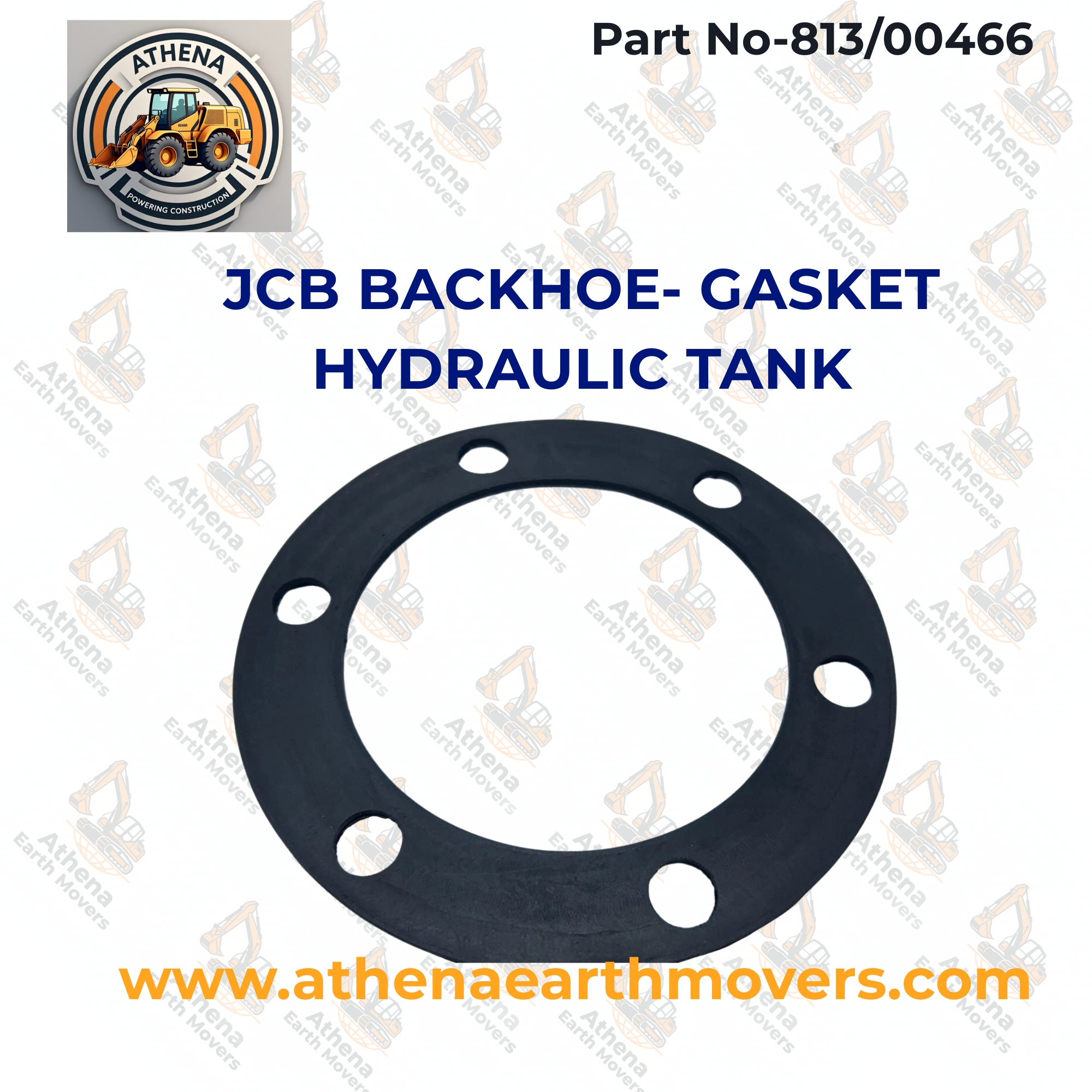 JCB BACKHOE- GASKET HYDRAULIC TANK (PART NO. 813/00466)