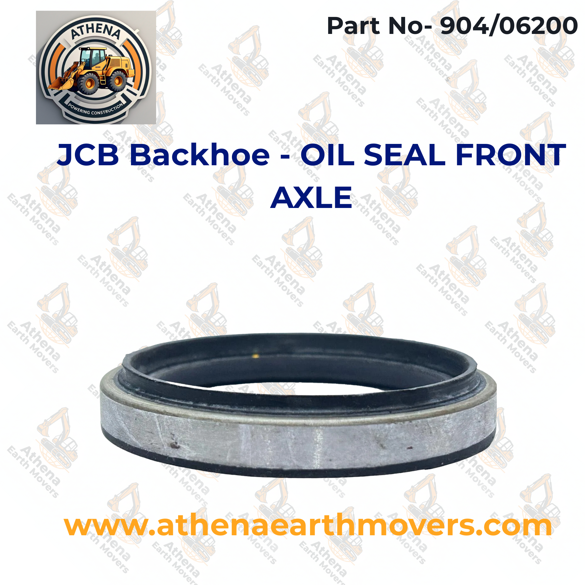 JCB Backhoe - OIL SEAL FRONT AXLE (PART NO. 904/06200)
