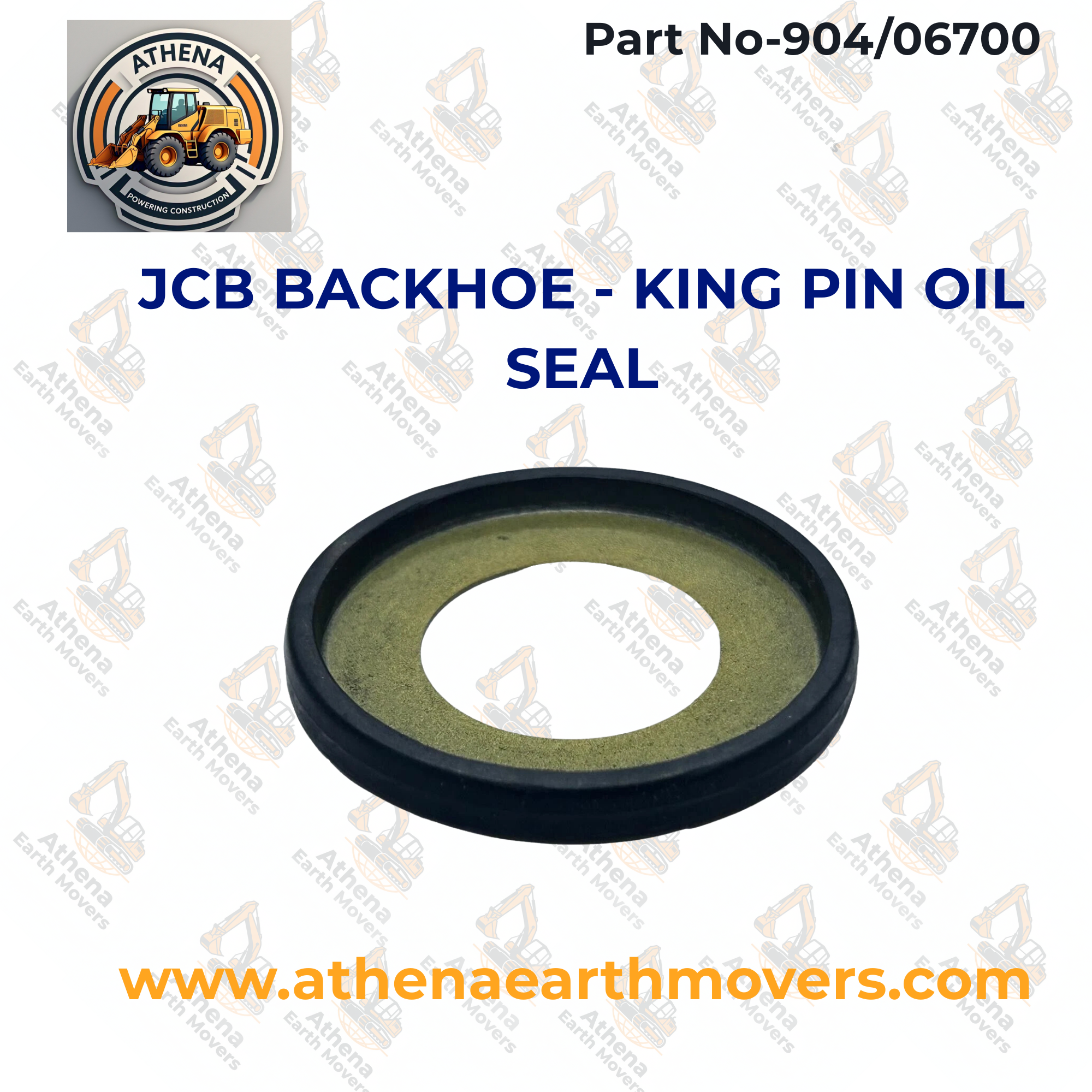JCB BACKHOE - KING PIN OIL SEAL, (PART NO. 904/06700)