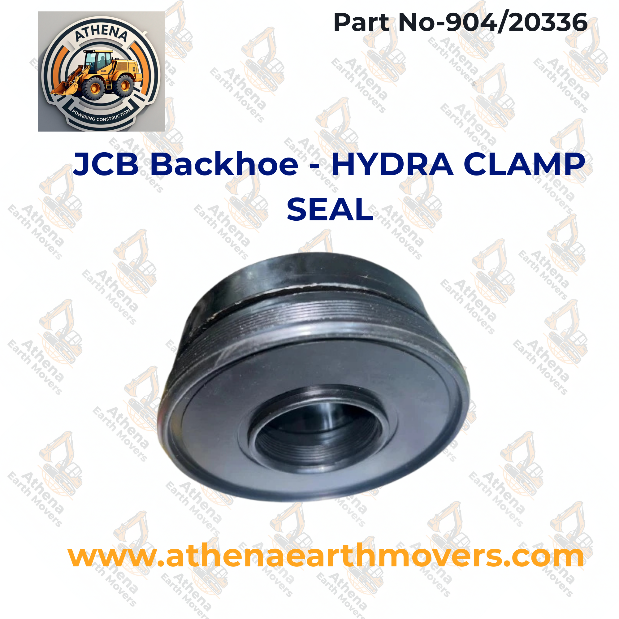 JCB Backhoe - HYDRA CLAMP SEAL, SET OF 2 PCS. (PART NO. 904/20336)
