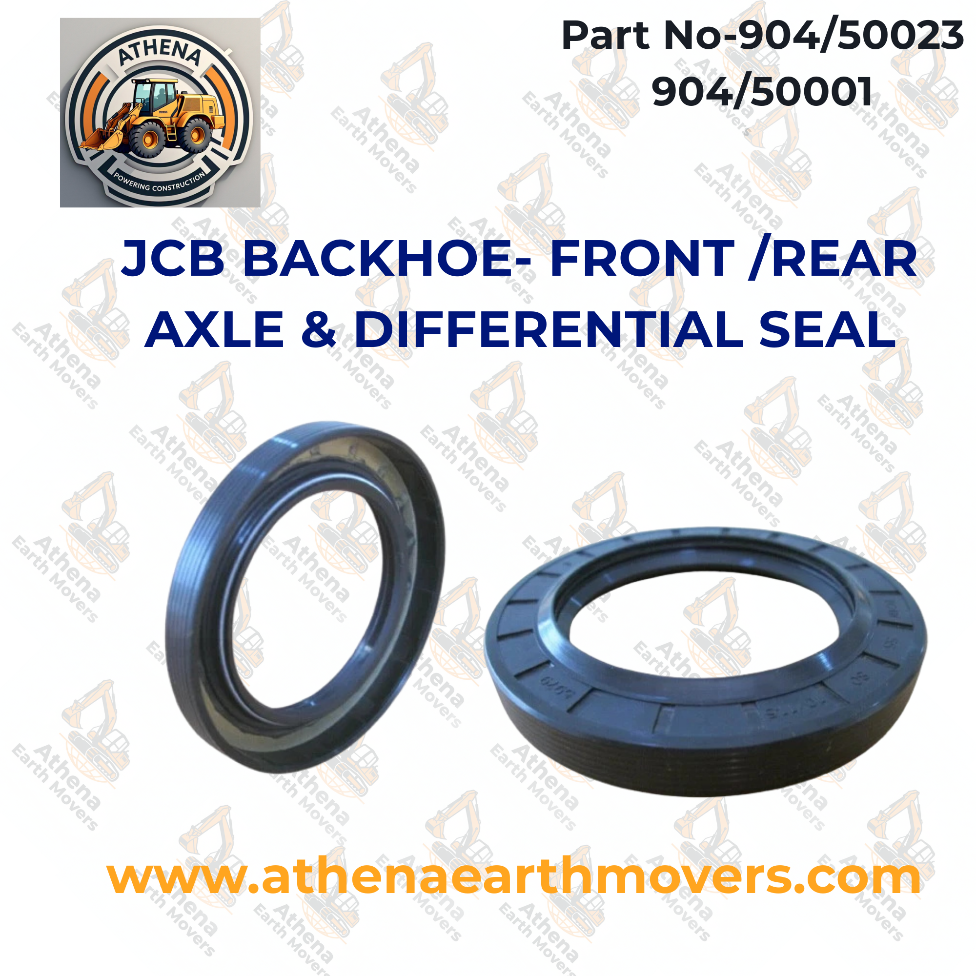 JCB BACKHOE- FRONT /REAR AXLE & DIFFERENTIAL SEAL (PART NO. 904/50023 904/50001)