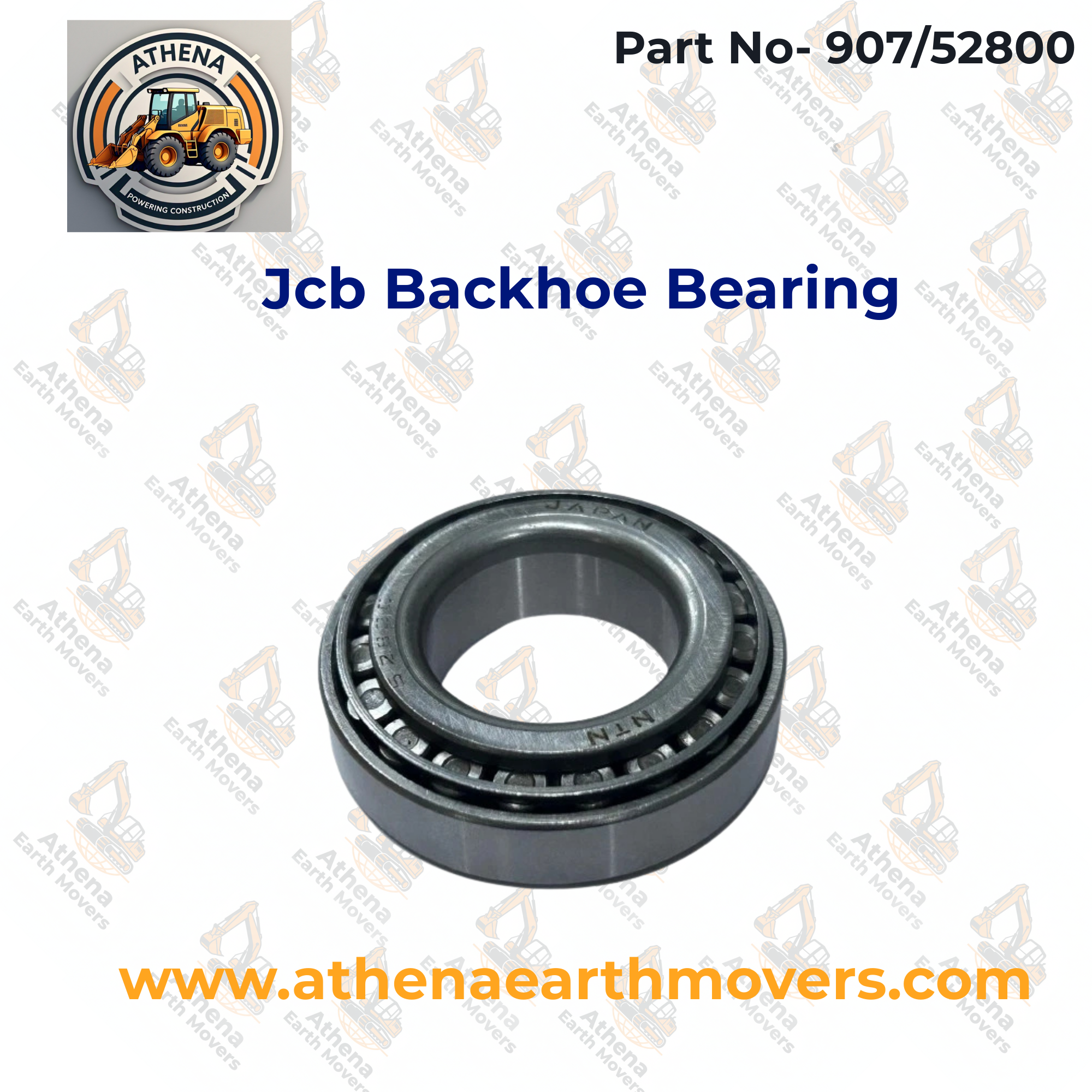 Jcb Backhoe Bearing Part No. 907/52800