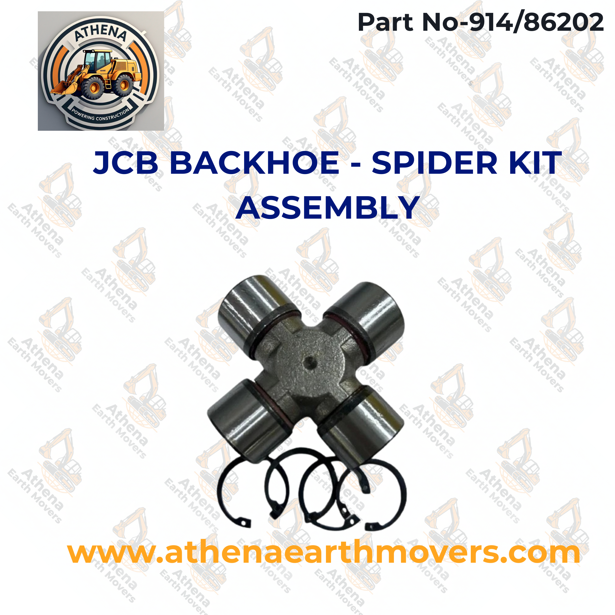 JCB BACKHOE - SPIDER KIT ASSEMBLY PART NO. 914/86202