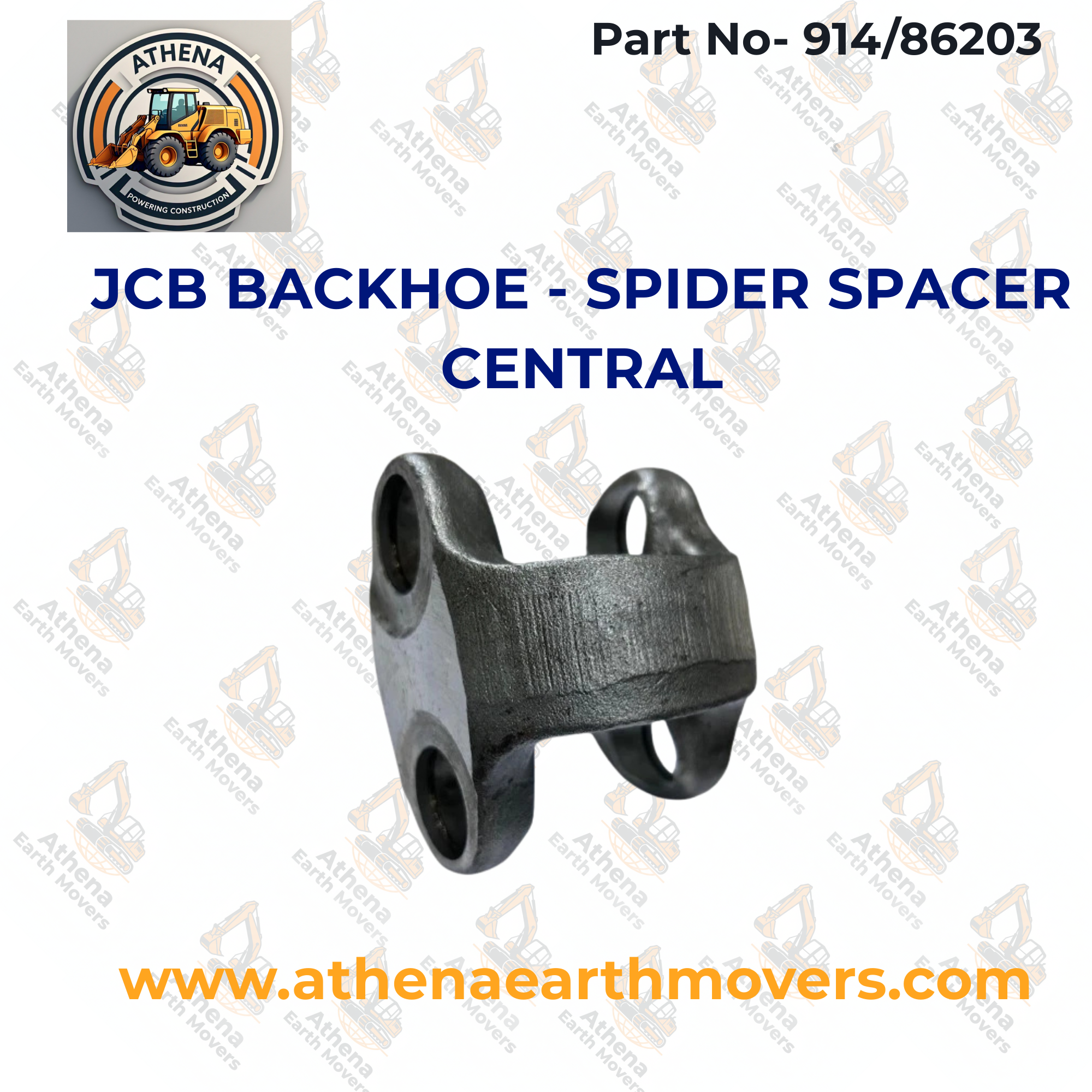 JCB BACKHOE - SPIDER SPACER CENTRAL (PART NO. 914/86203)