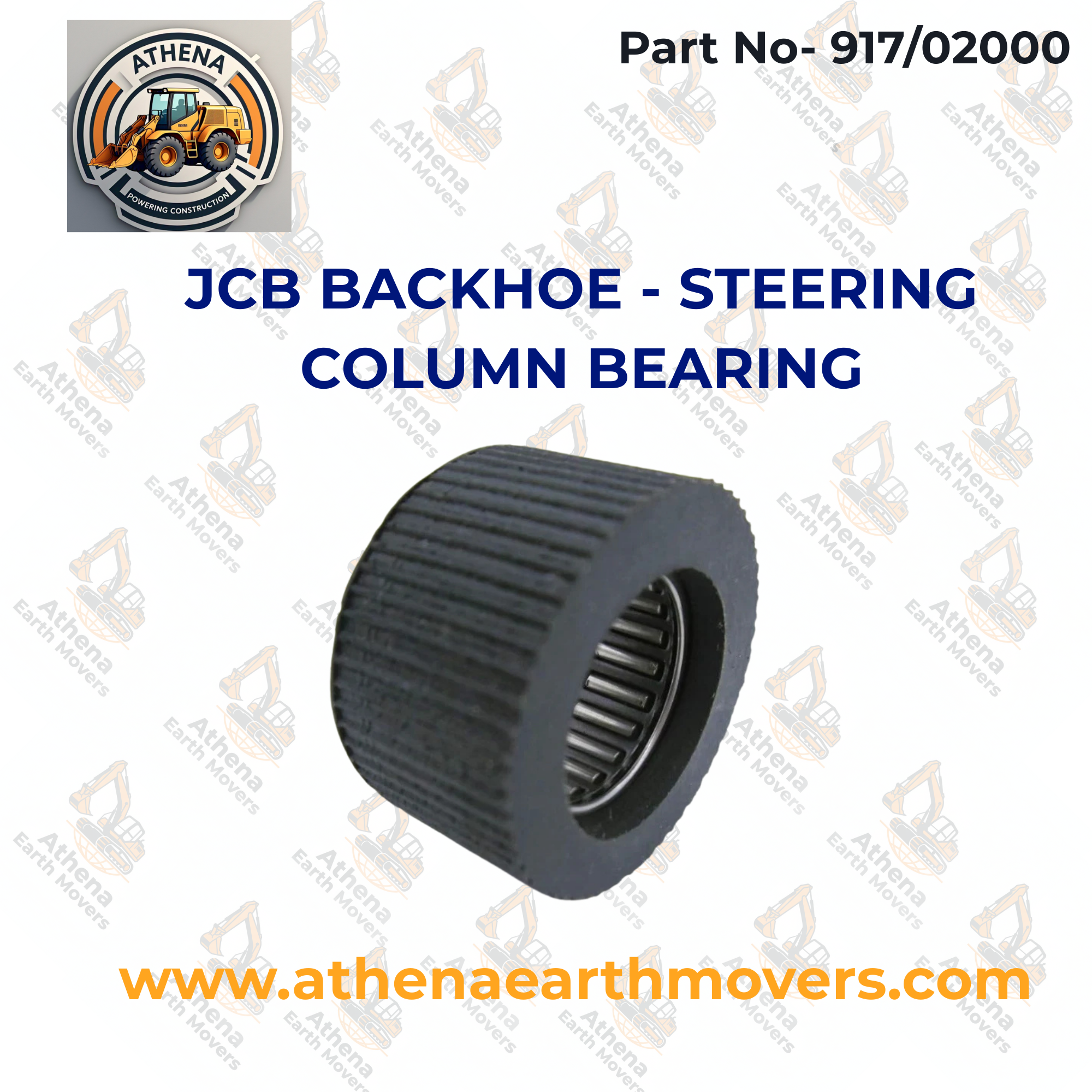 JCB BACKHOE - STEERING COLUMN BEARING (PART NO. 917/02000)