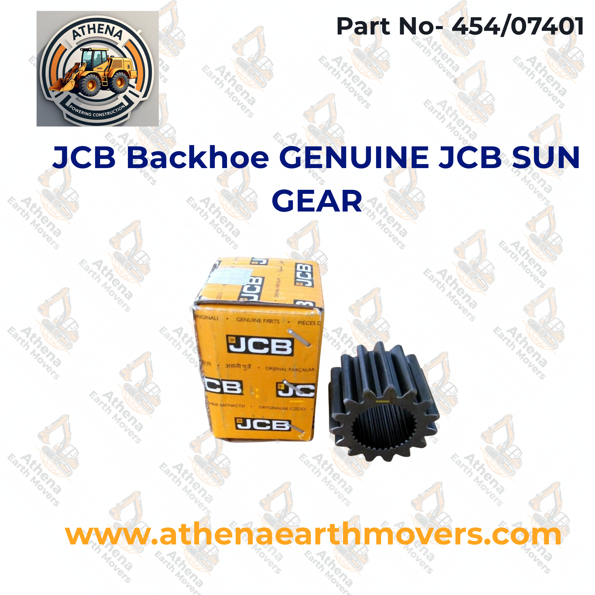 JCB Backhoe GENUINE JCB SUN GEAR (PART NO. 454/07401)