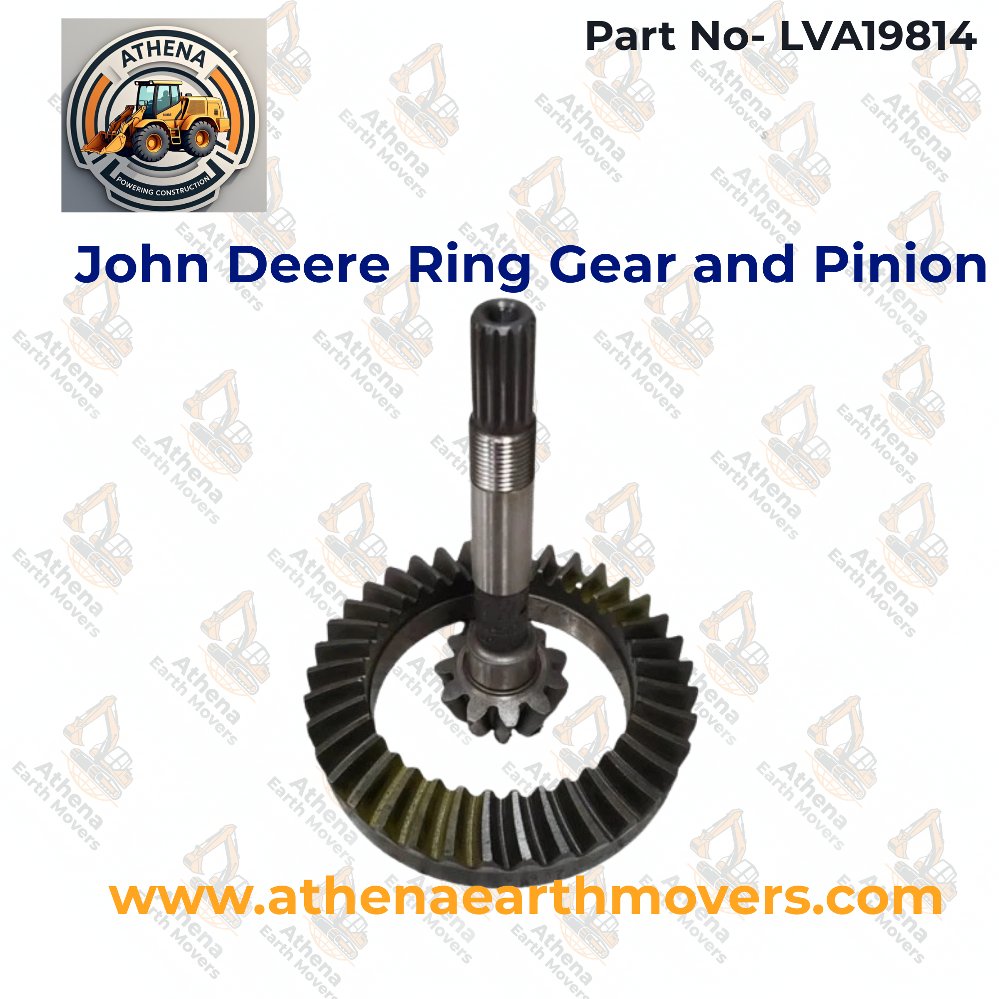 John Deere Ring Gear and Pinion LVA19814