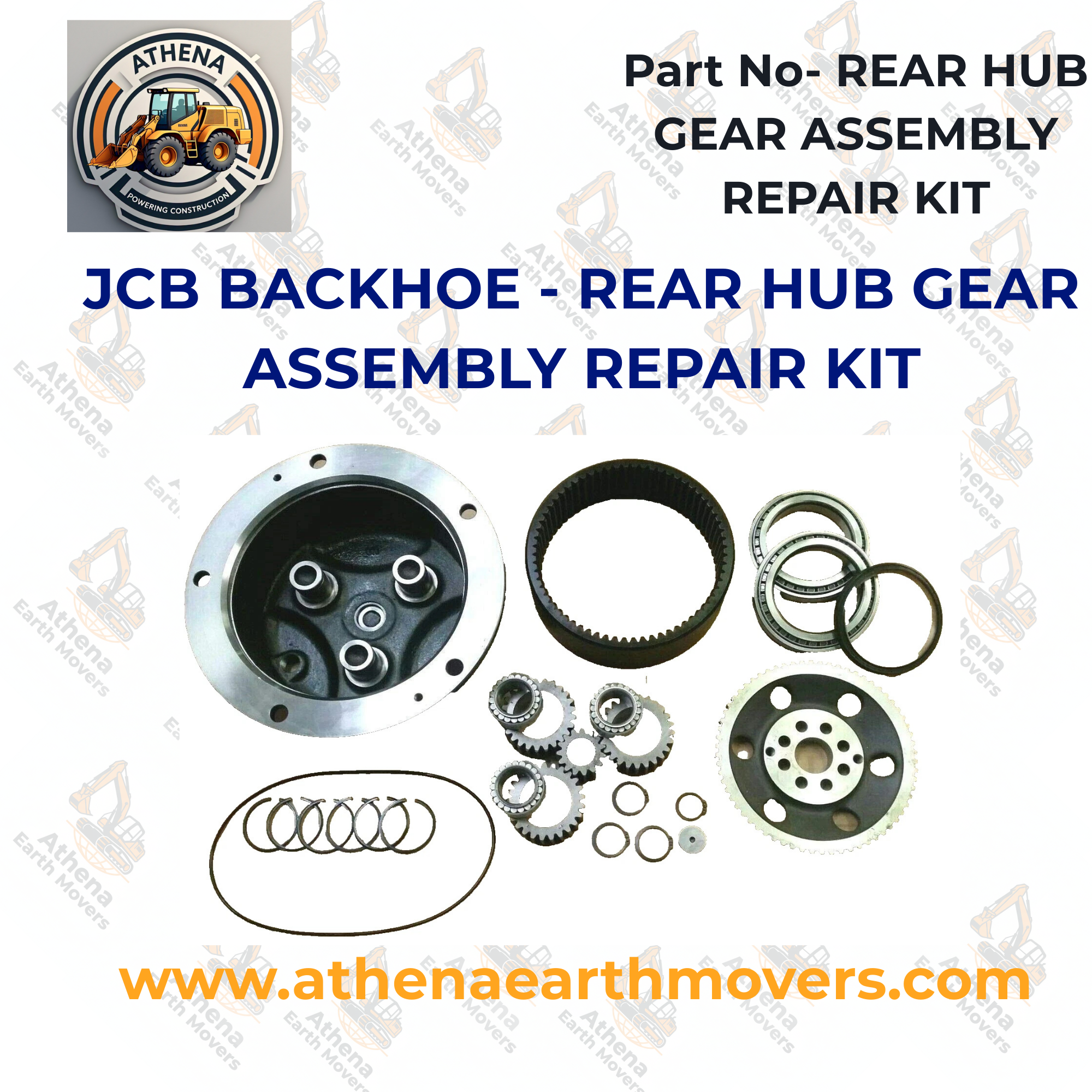 JCB BACKHOE - REAR HUB GEAR ASSEMBLY REPAIR KIT