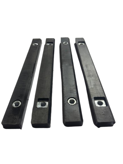 JCB BACKHOE - TOP & BOTTOM WEAR SLIDES EXTRADIG, 8 PCS. (331/27389 & 123/06189)