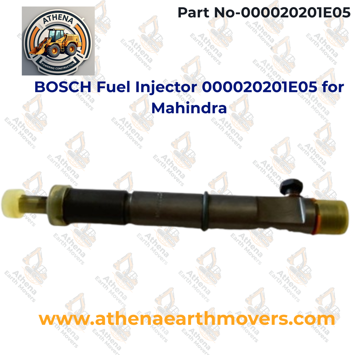 BOSCH Injector for Mahindra Tractor 000020201E05 – OEM Quality