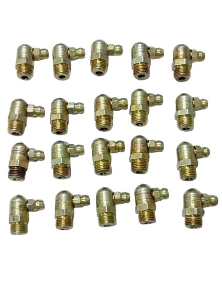 JCB Backhoe - GREASE NIPPLE 90' ANGLED, SET OF 20 PCS. (PART NO. 1450/1001)