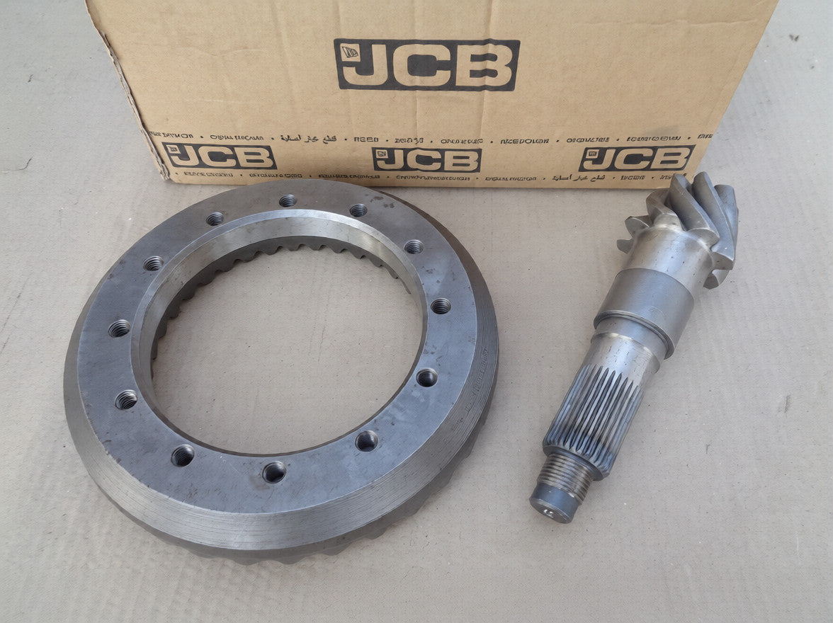 JCB PARTS - GENUINE CROWN WHEEL & PINION (PART NUMBER: 458/70023)
