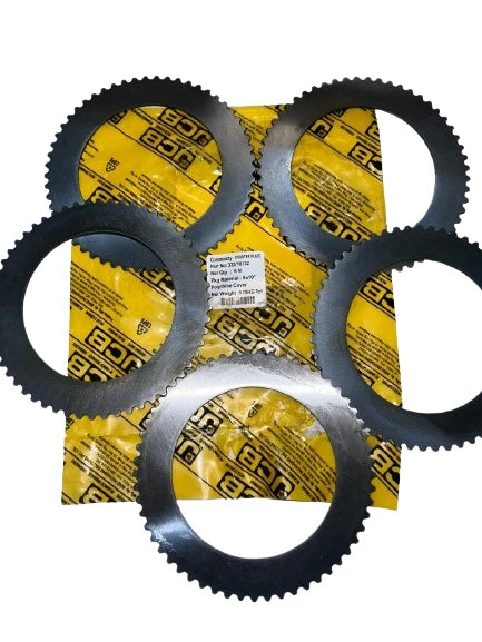 JCB BACKHOE - GENUINE CLUTCH FRICTION & COUNTER PLATES,5 EACH(332/Y8132 332/Y8133)