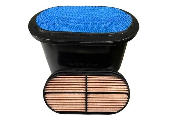JCB BACKHOE - AIR FILTERS SET INNER OUTER & HYDRAULIC FILTER 32/925682 32/925683