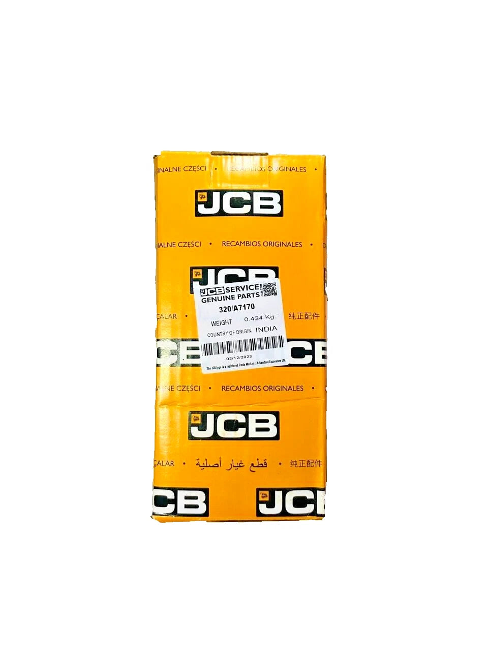 JCB BACKHOE - GENUINE JCB FILTER KIT (PART NO. 400/N7762)