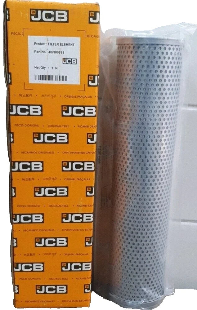JCB PART - GENUINE HYDRAULIC FILTER/ OIL FILTER ELEMENT (PART NUMBER: 40/300893) spare part