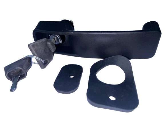 JCB BACKHOE - DOOR HANDLE WITH 2 KEYS (PART NUMBER 123/06547 701/45501) spare part